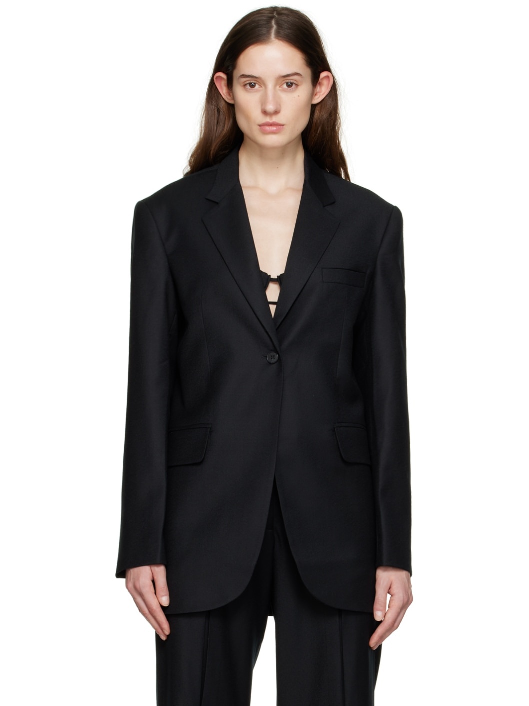 Black Conso Blazer - 1