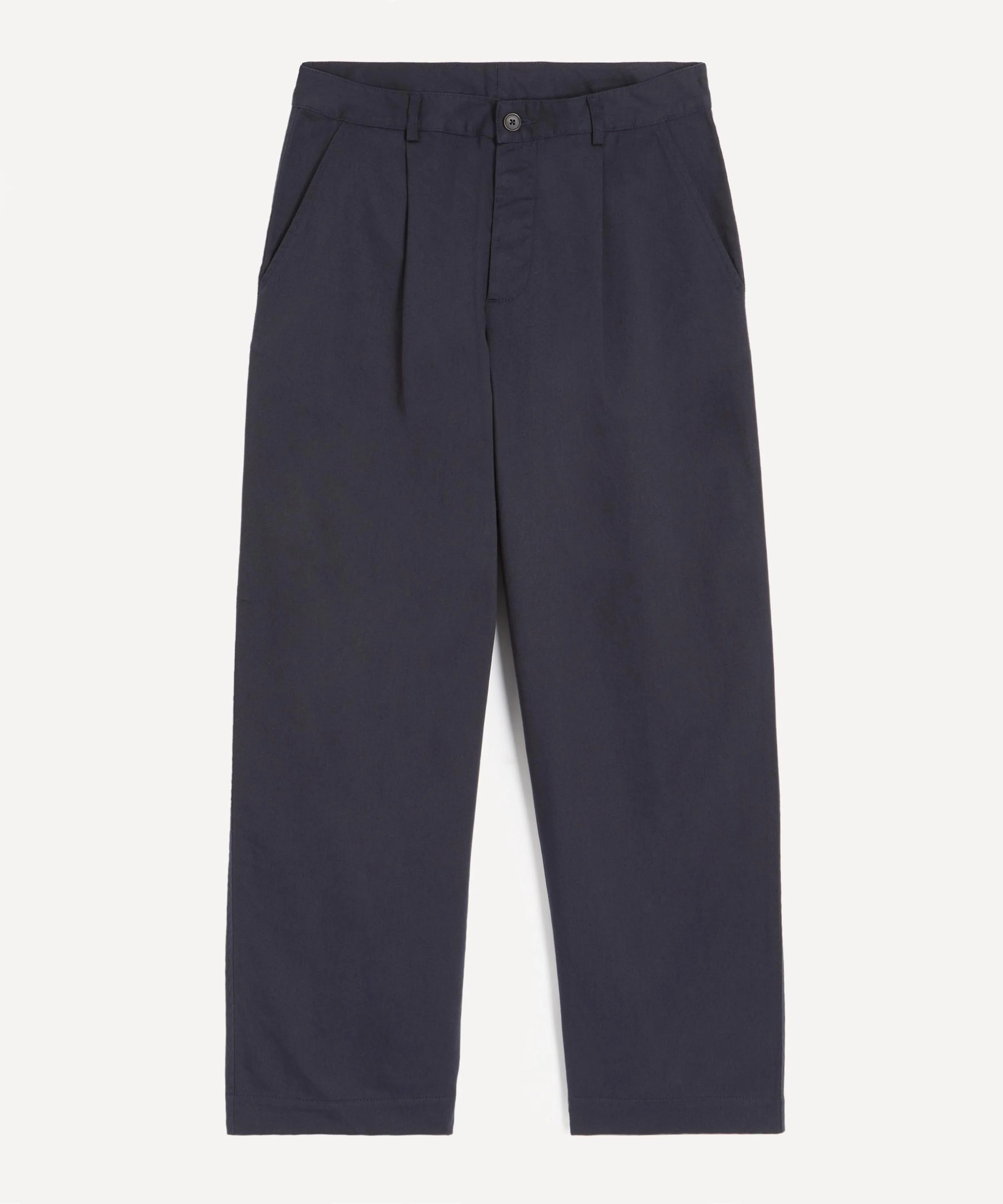 Duke Twill Wide-Leg Trousers - 1