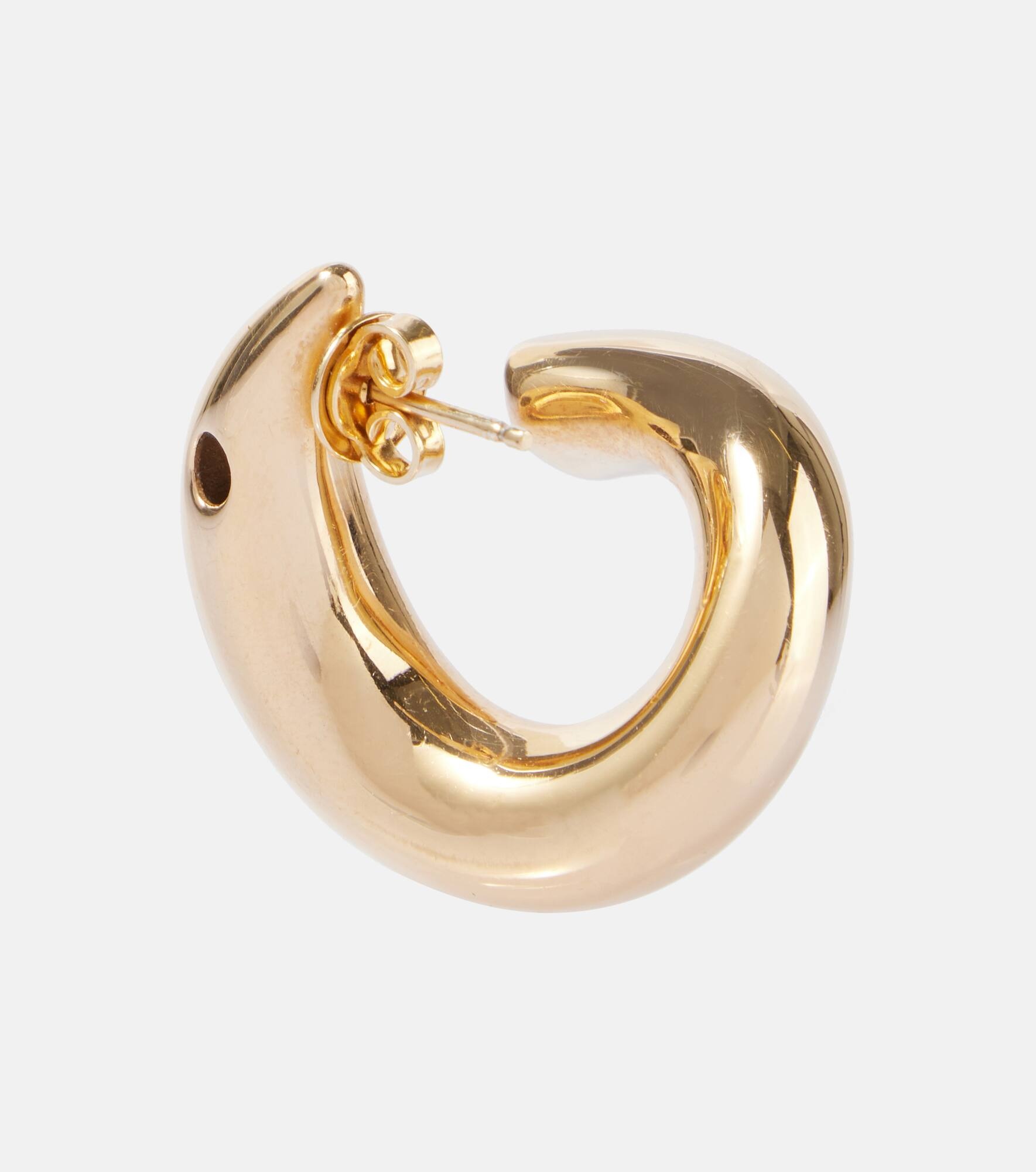 18kt gold-plated sterling silver earrings - 5
