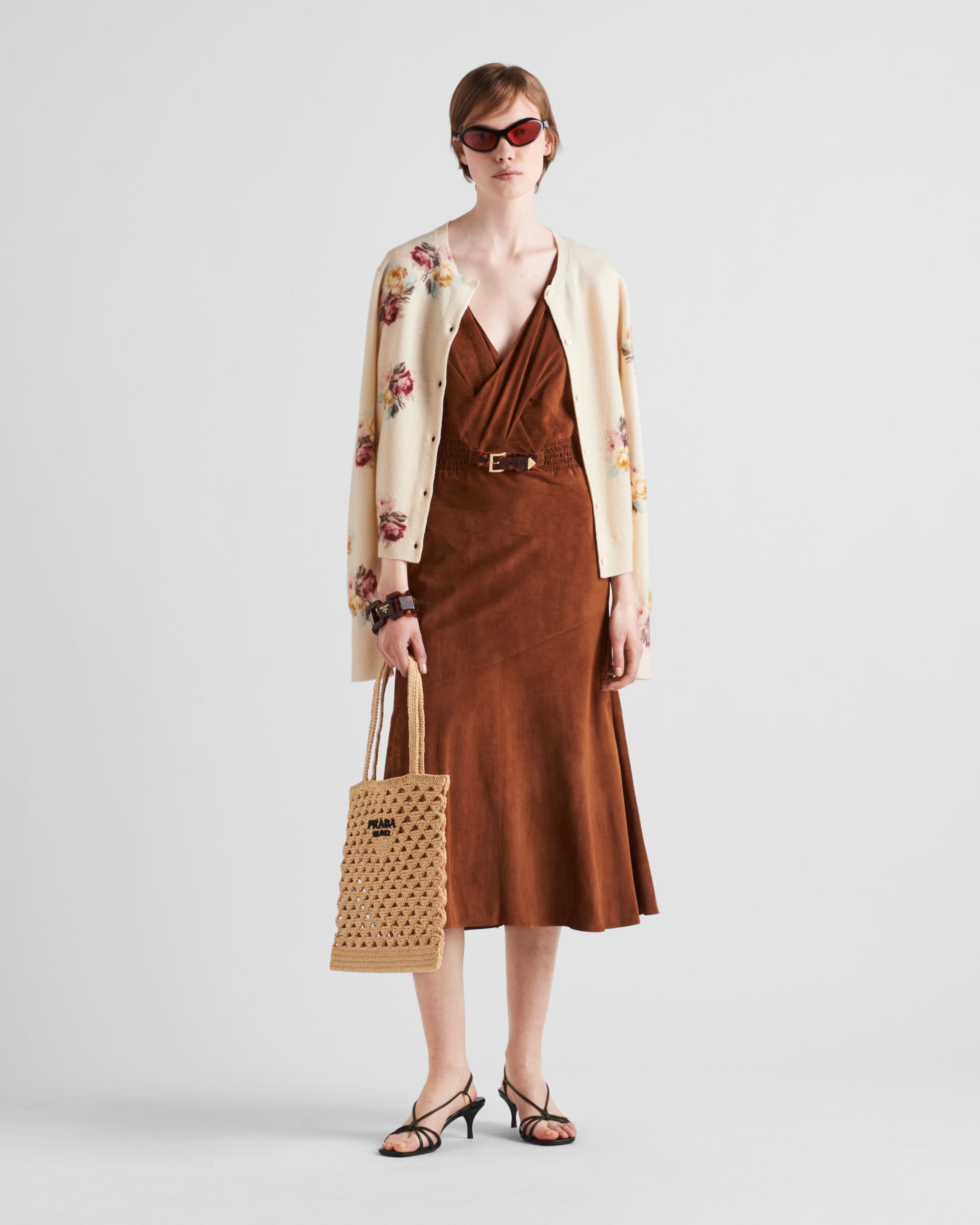 Sleeveless suede dress - 2