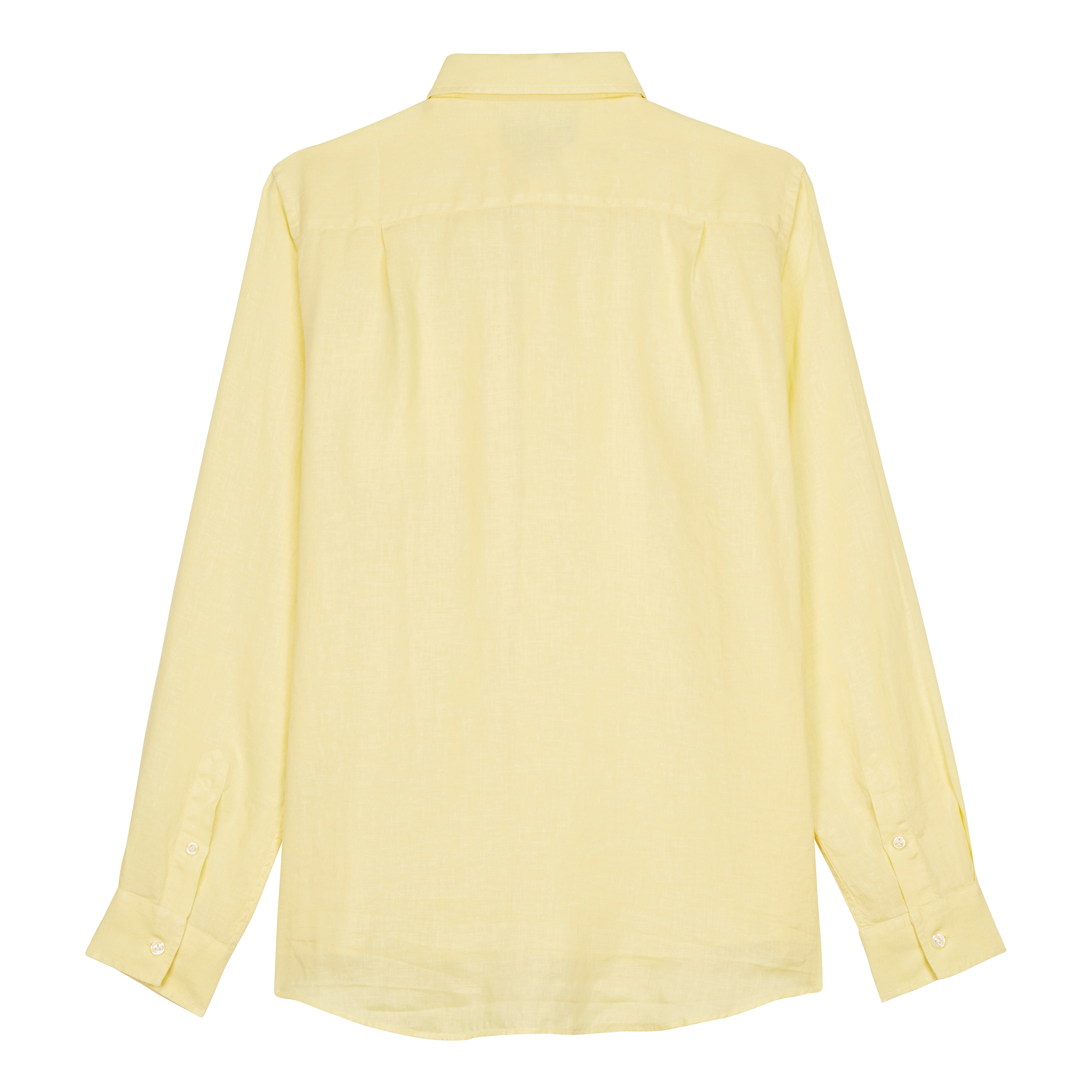 Men Linen Shirt Solid - 2