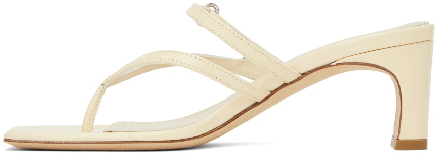 【関税込み】Aeyde オフホワイト Giselle ヒールサンダル Aeyde Off-White Giselle Heeled Sandals | REVERSIBLE