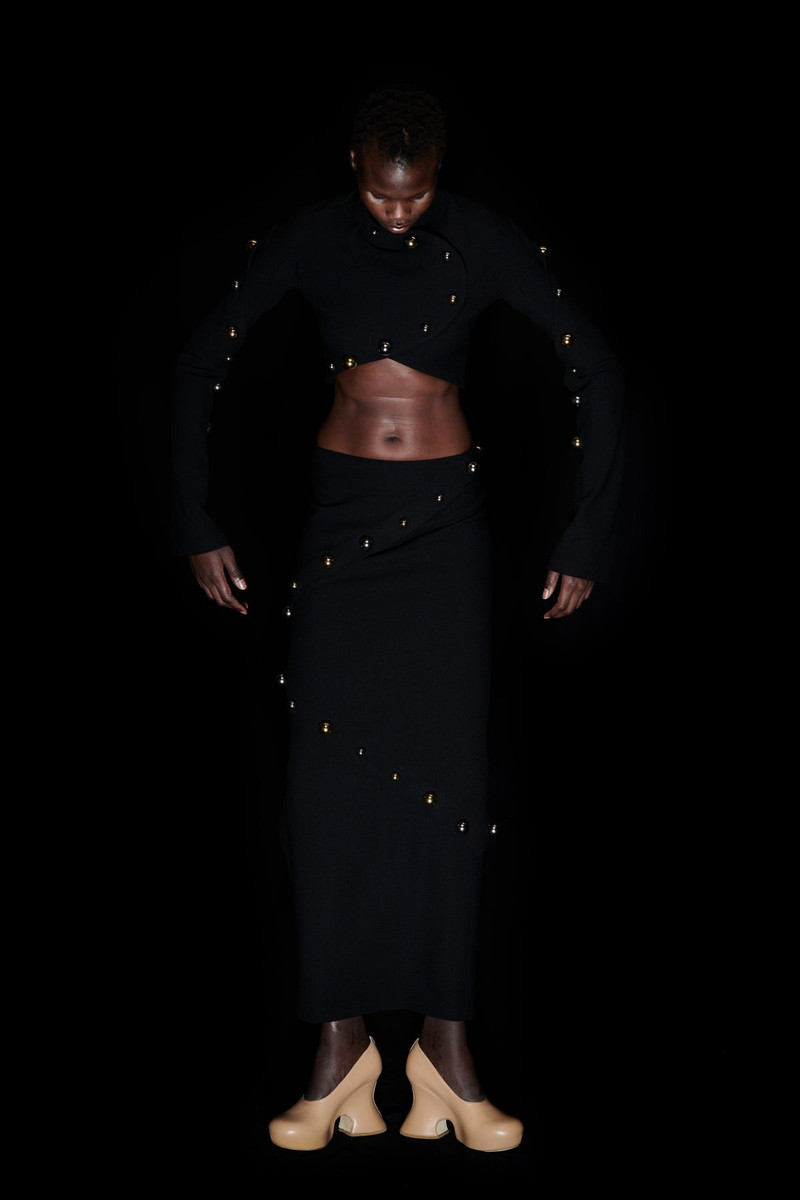 MAXI SKIRT BLACK WITH BUTTONS 6