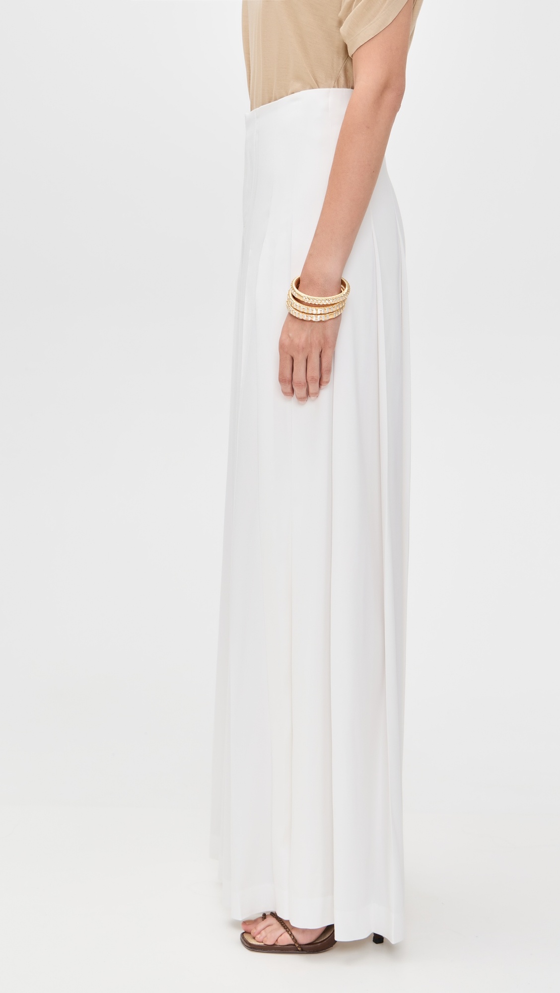 Ainslie Ultra High Rise Pleated Wide Leg Pants - 3