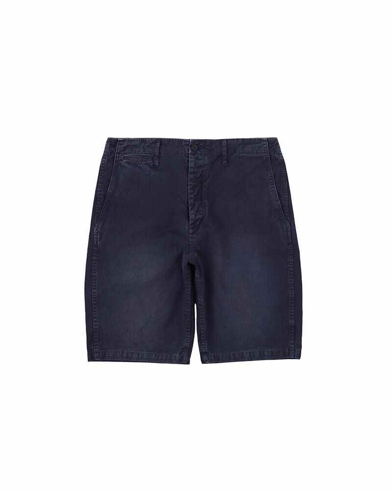 CHINO SHORTS DMGD NAVY - 1