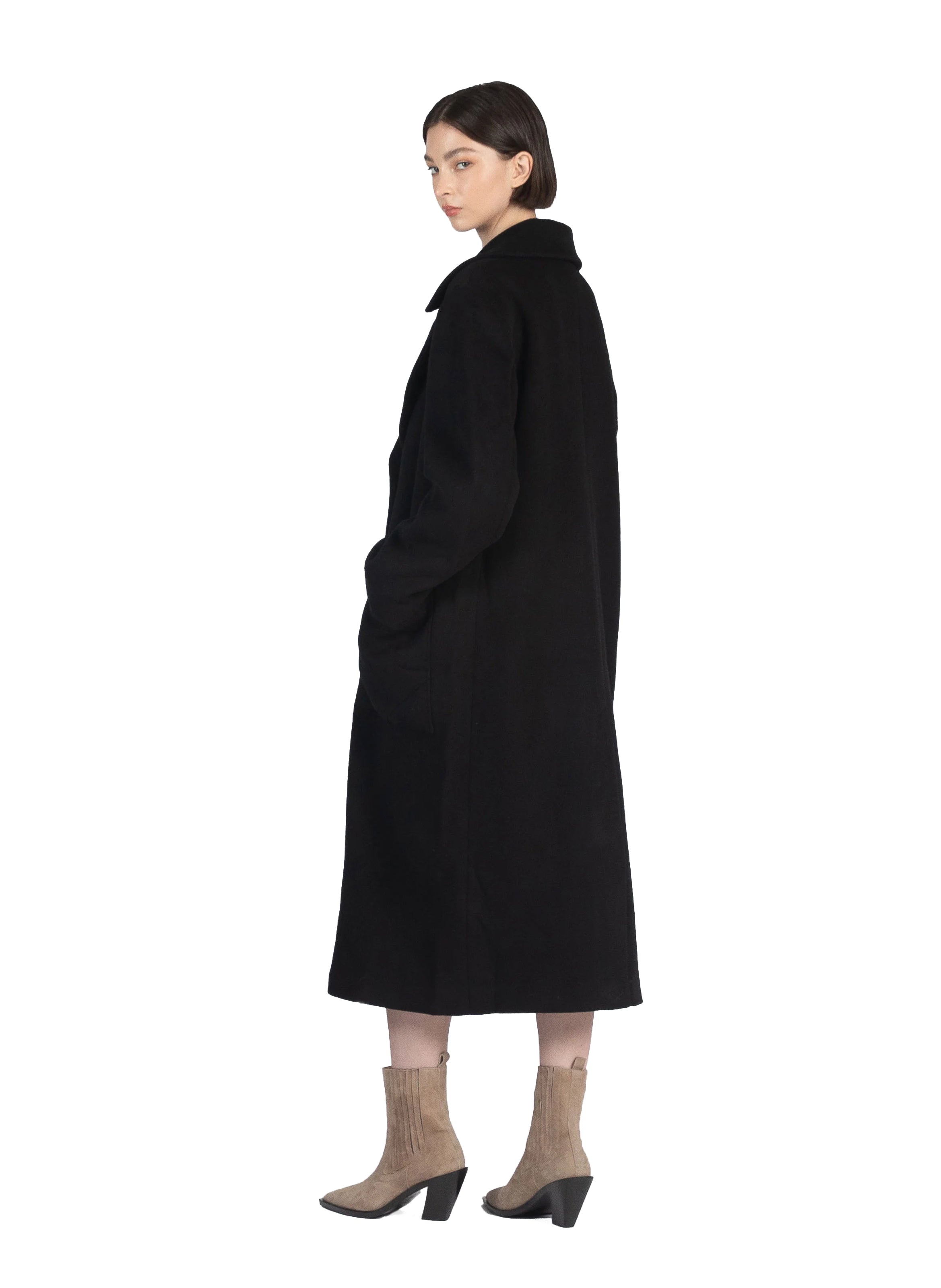 Boyfriend Coat Black - 3