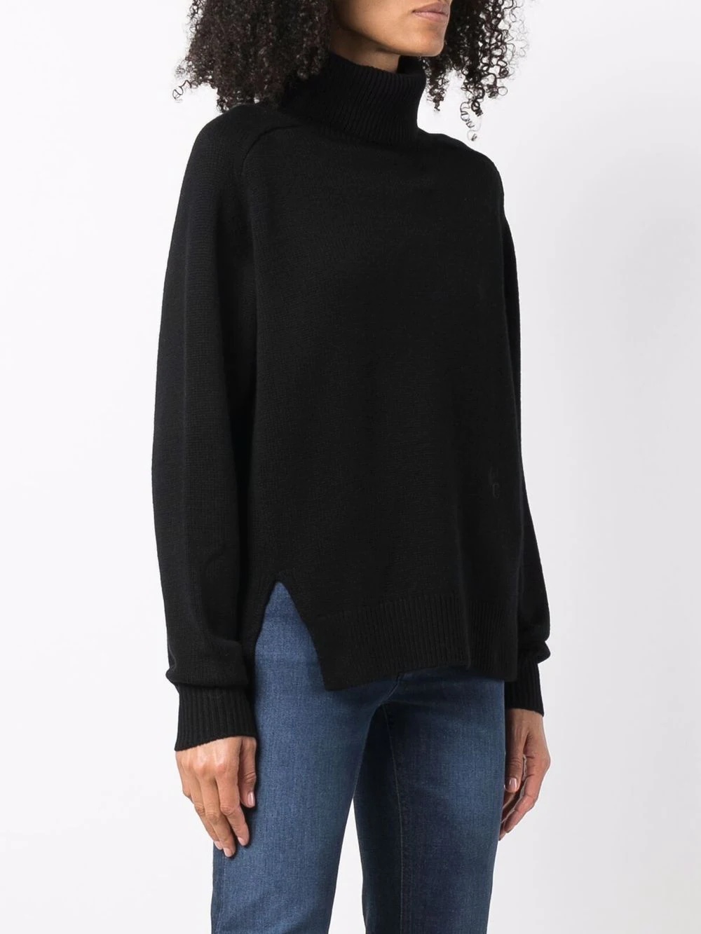 roll neck cashmere jumper - 3