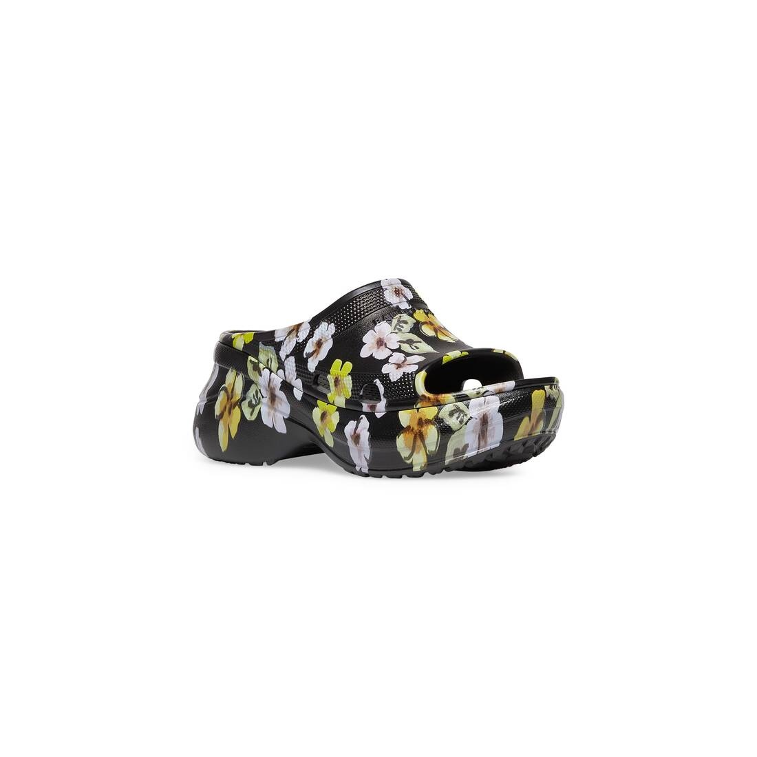 Women's Pool Crocs™ Slide Sandal Flower in Grey - 2