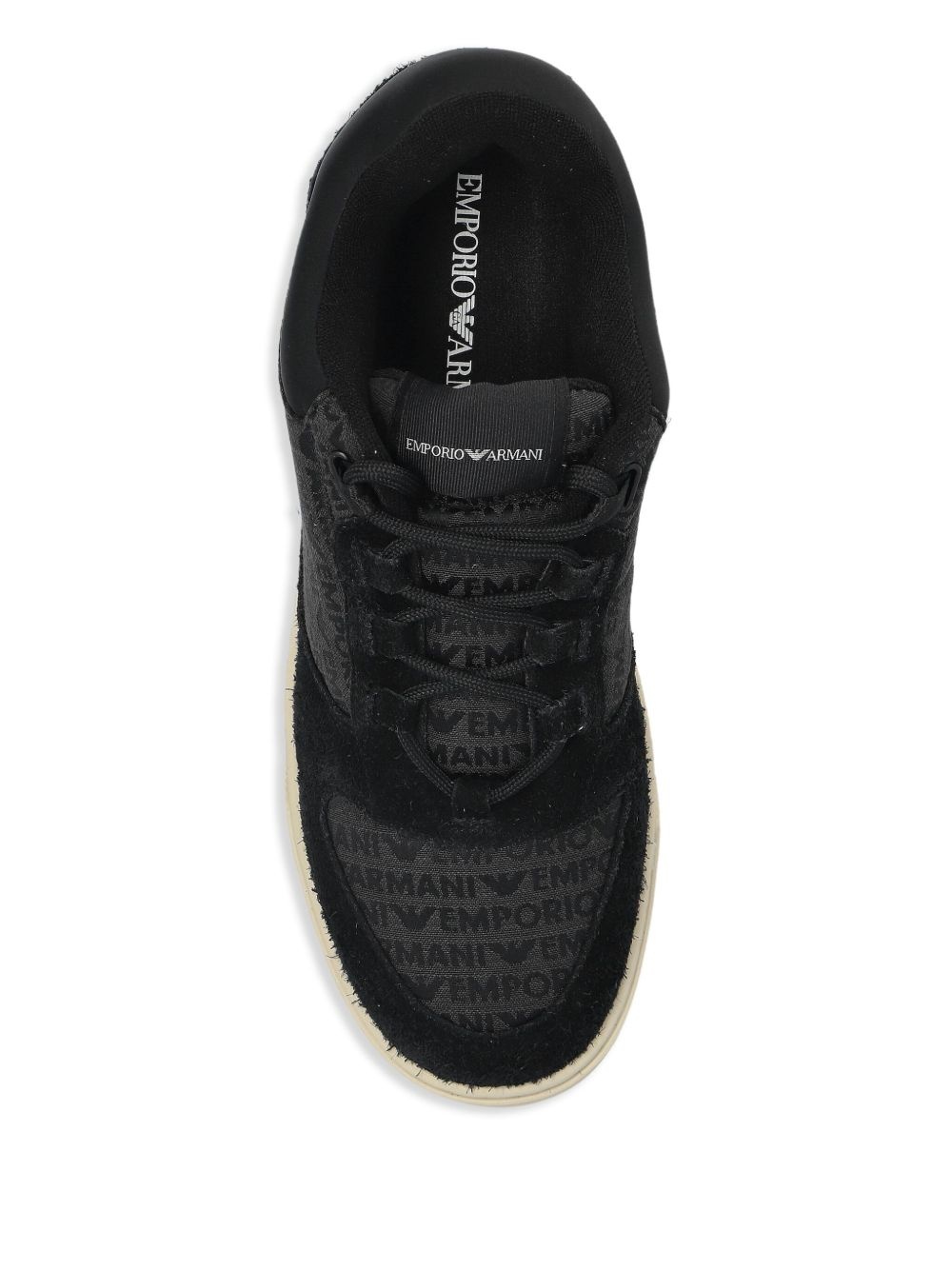 logo jacquard trainers - 4
