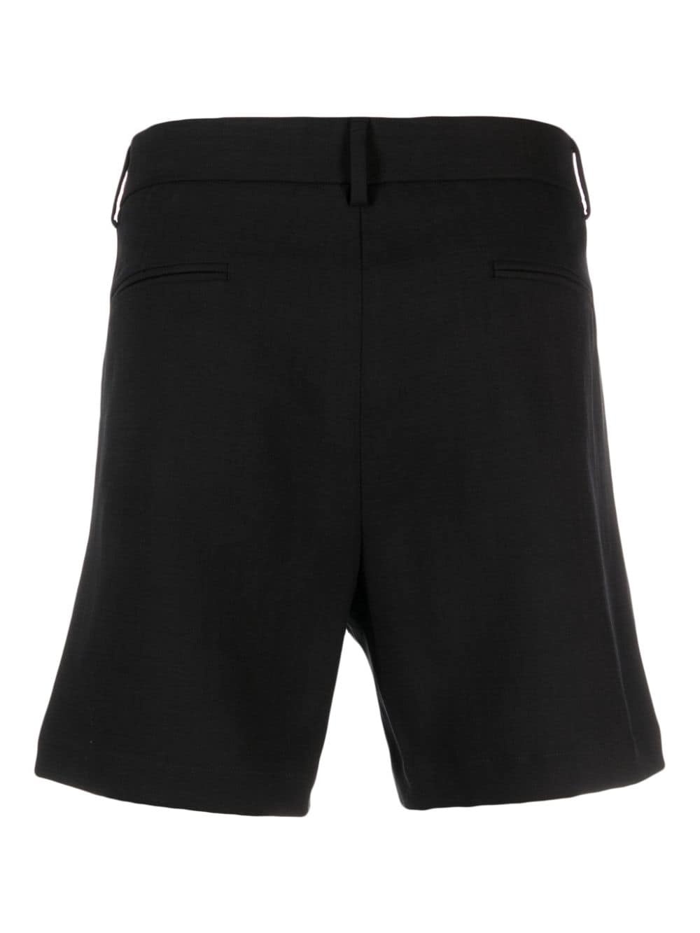 logo-embroidered mid-rise shorts - 2