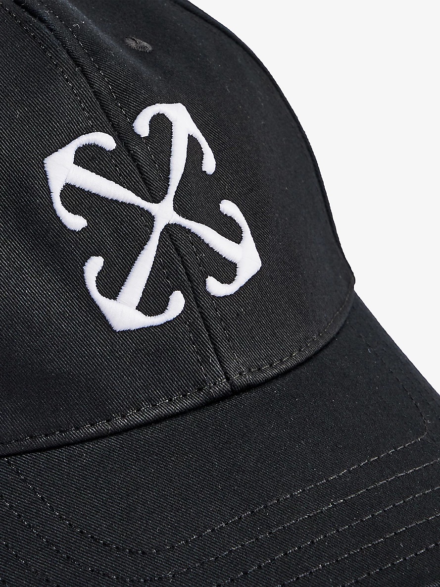 Arrow brand-embroidered cotton-twill baseball cap - 2