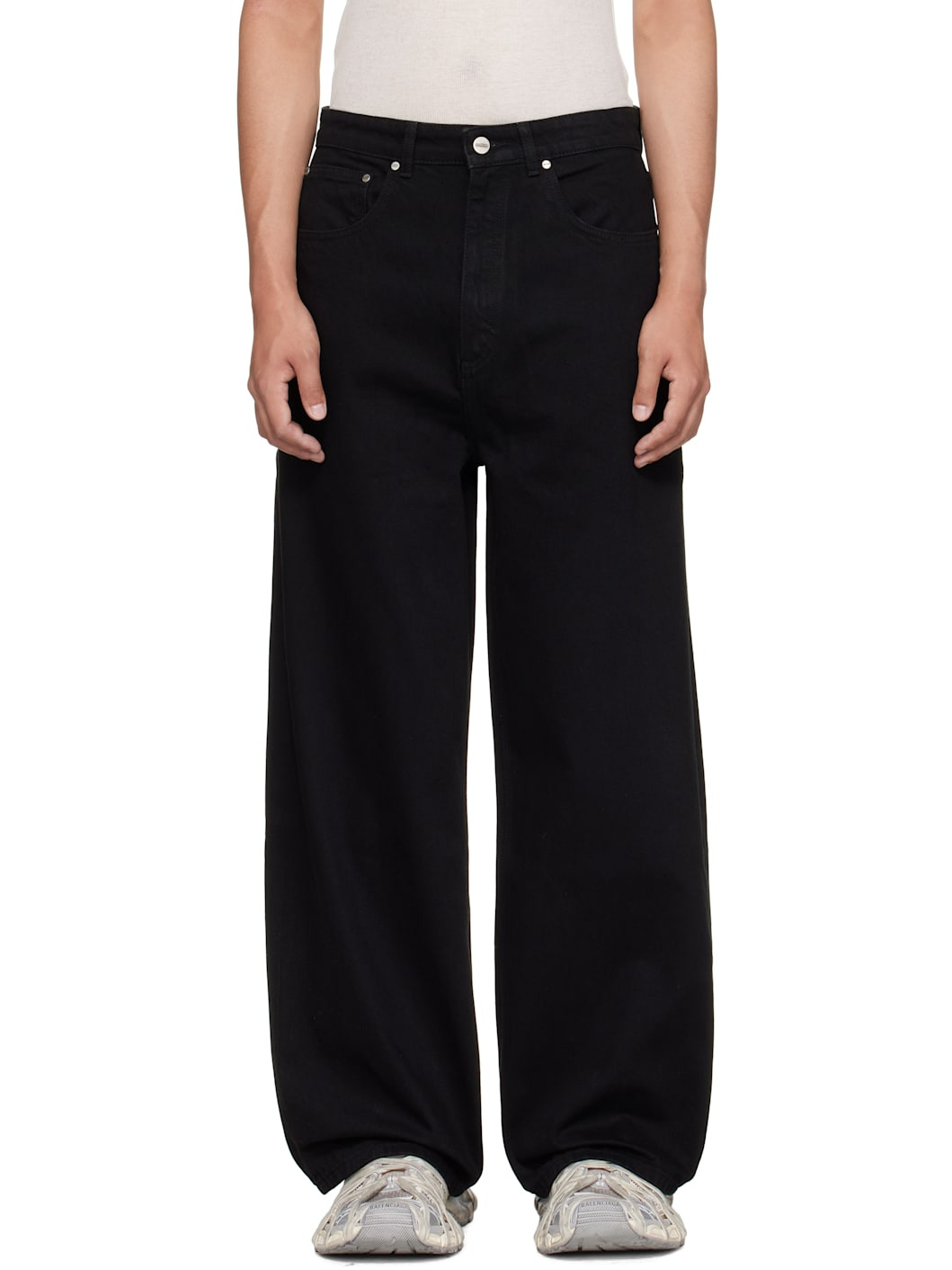 Black Baggy Jeans - 1