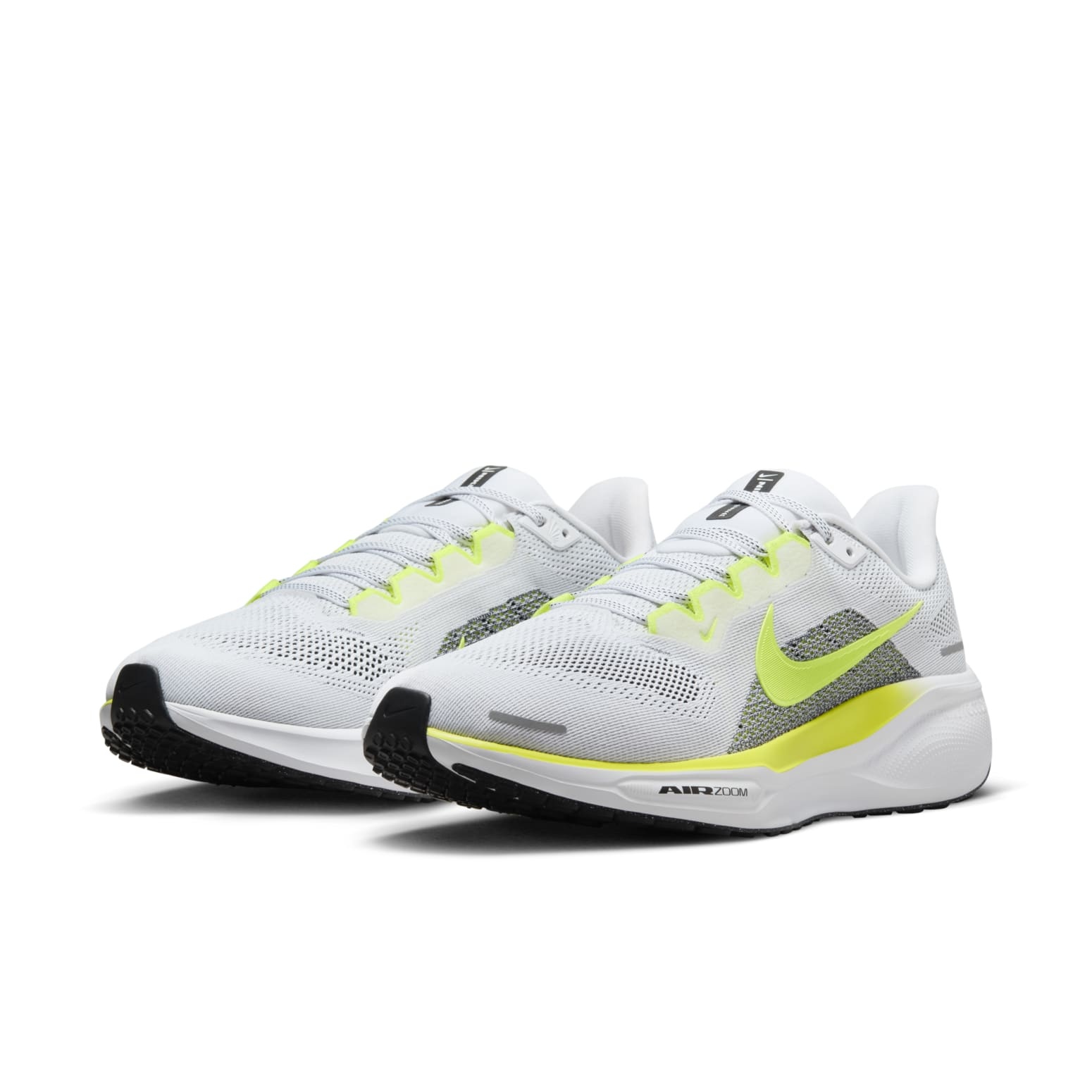 【Nike】Air Zoom Pegasus 41 White Black Volt★大人気 25-30★ Nike Pegasus 41 Women's Shoes White/White/Black | Running