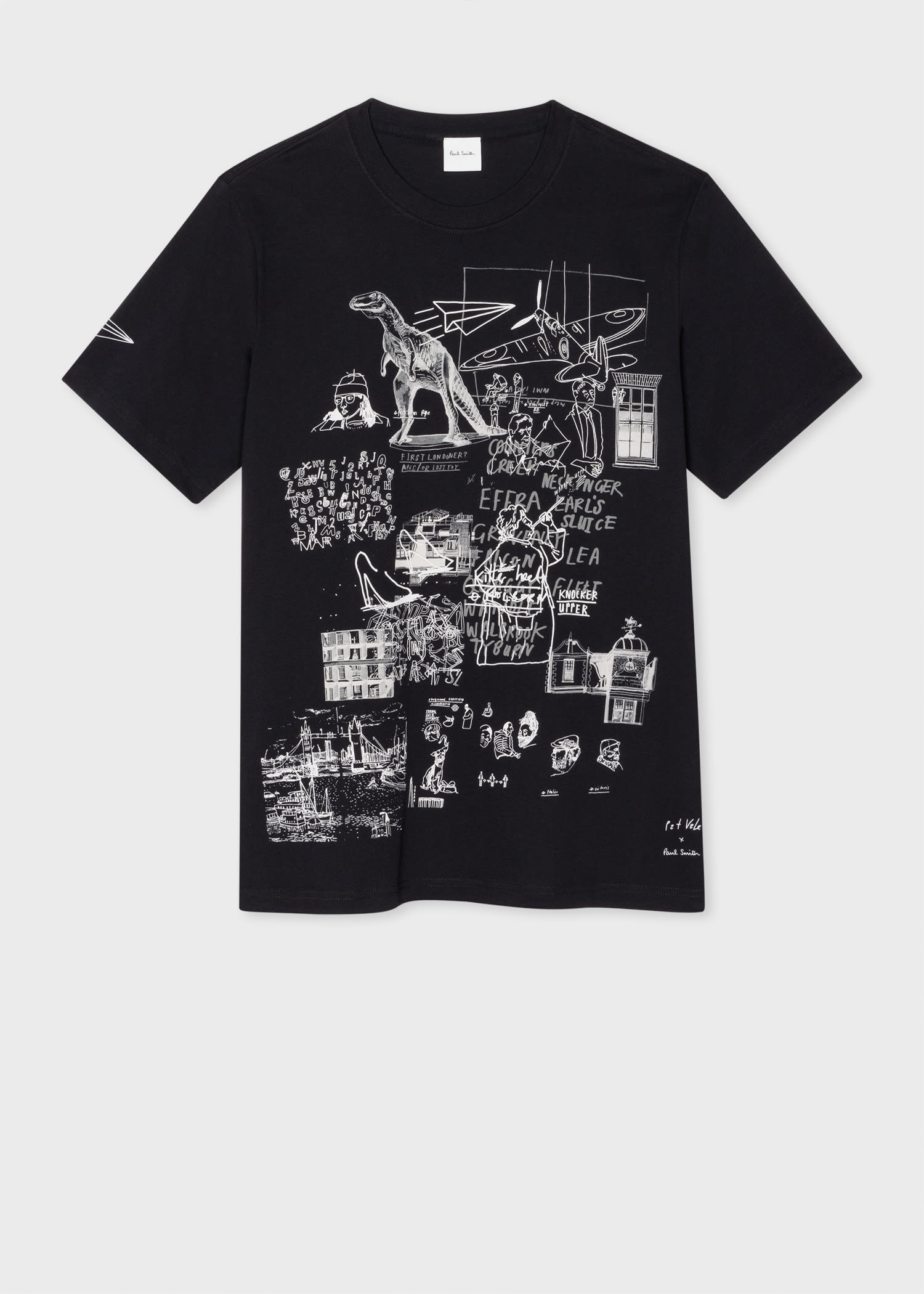 Pat Vale x Paul Smith - 'Pat's Sketch Book' T-Shirt - 1