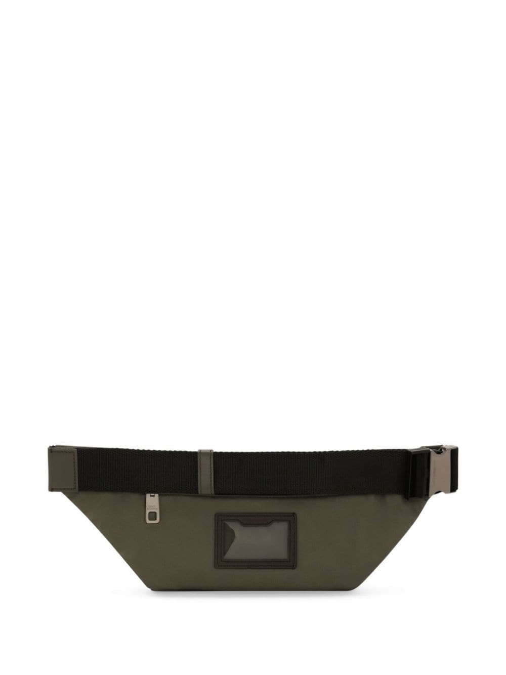logo-print zip-fastening belt bag - 3
