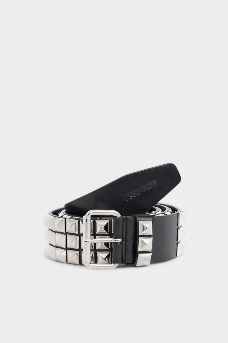 DSQUARED2 ALLOVER STUDS BUCKLE BELT outlook
