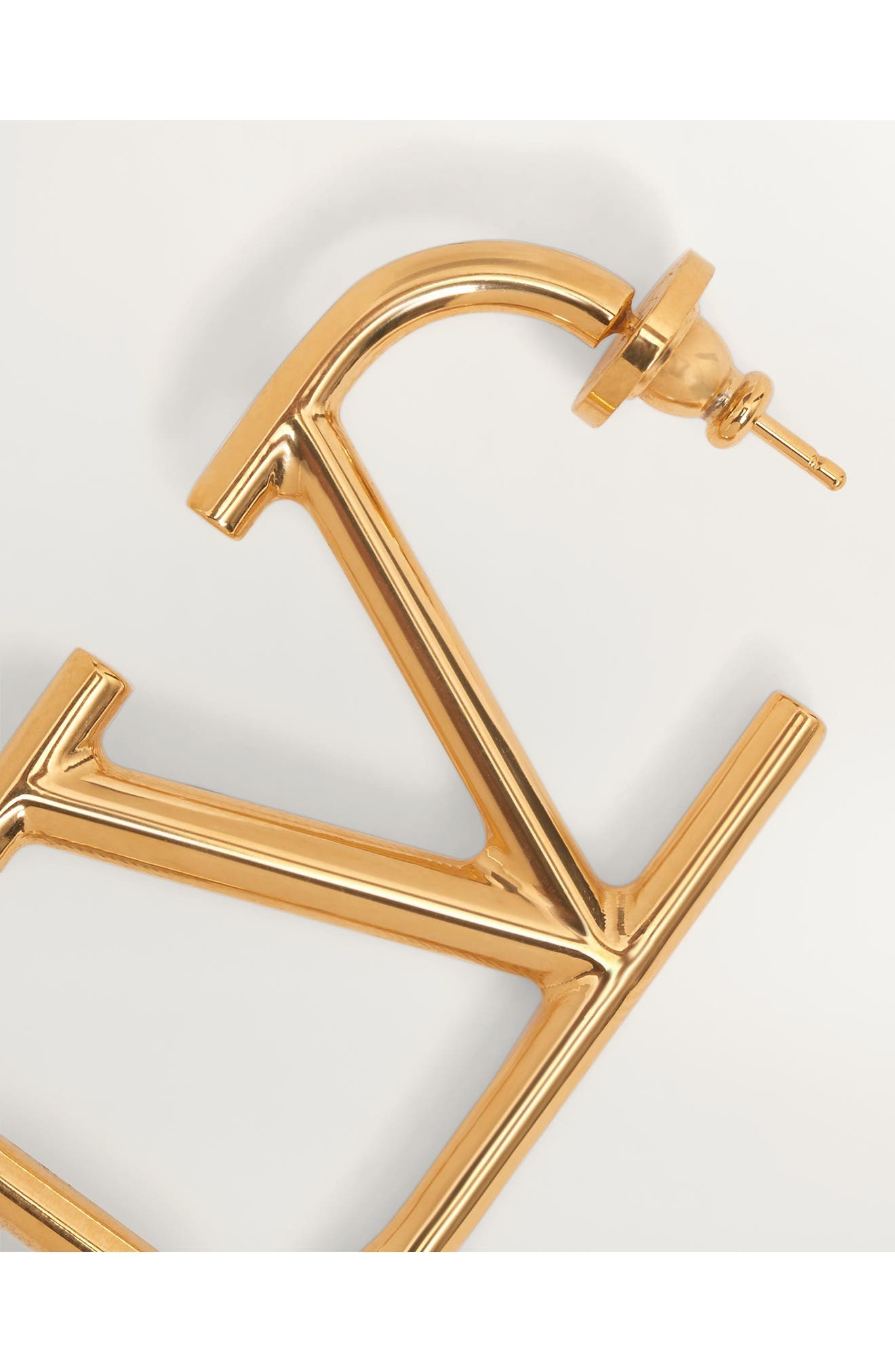 Valentino Garavani VLOGO Huggie Earrings in Gold at Nordstrom - 5