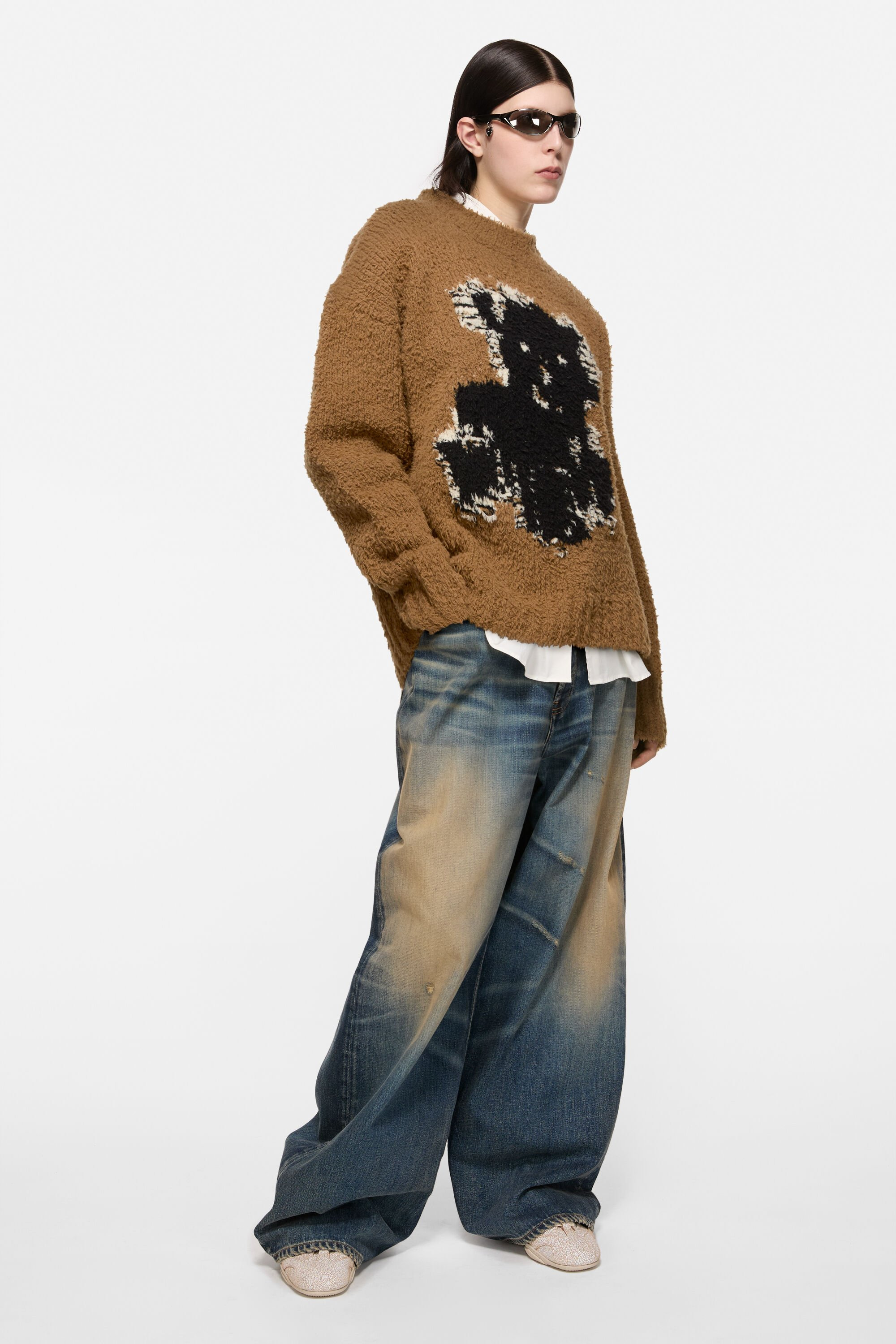 Crewneck sweater - Khaki beige - 2