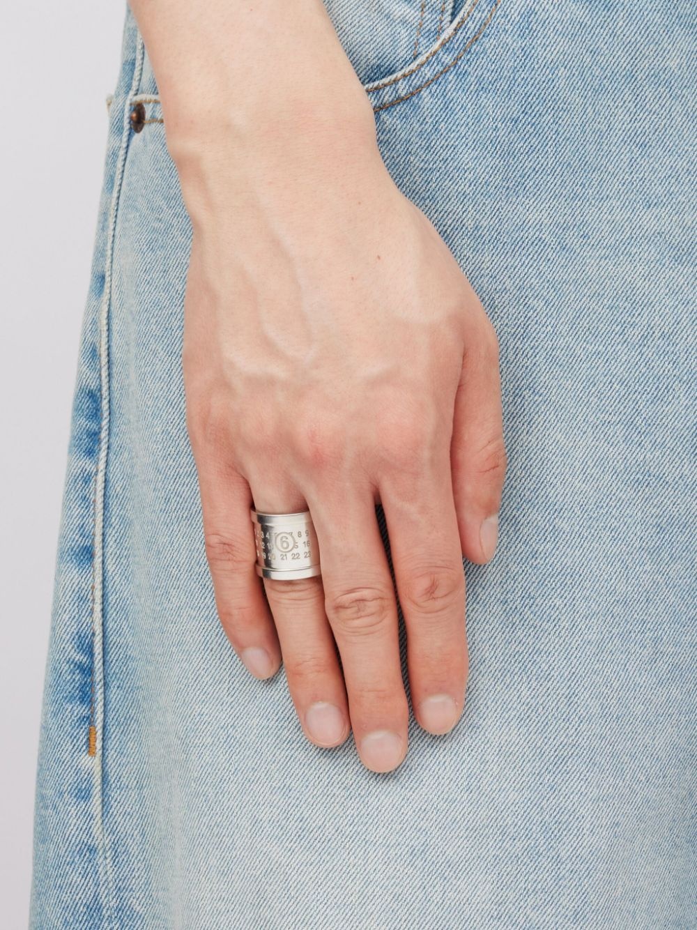 numbers-motif ring - 4
