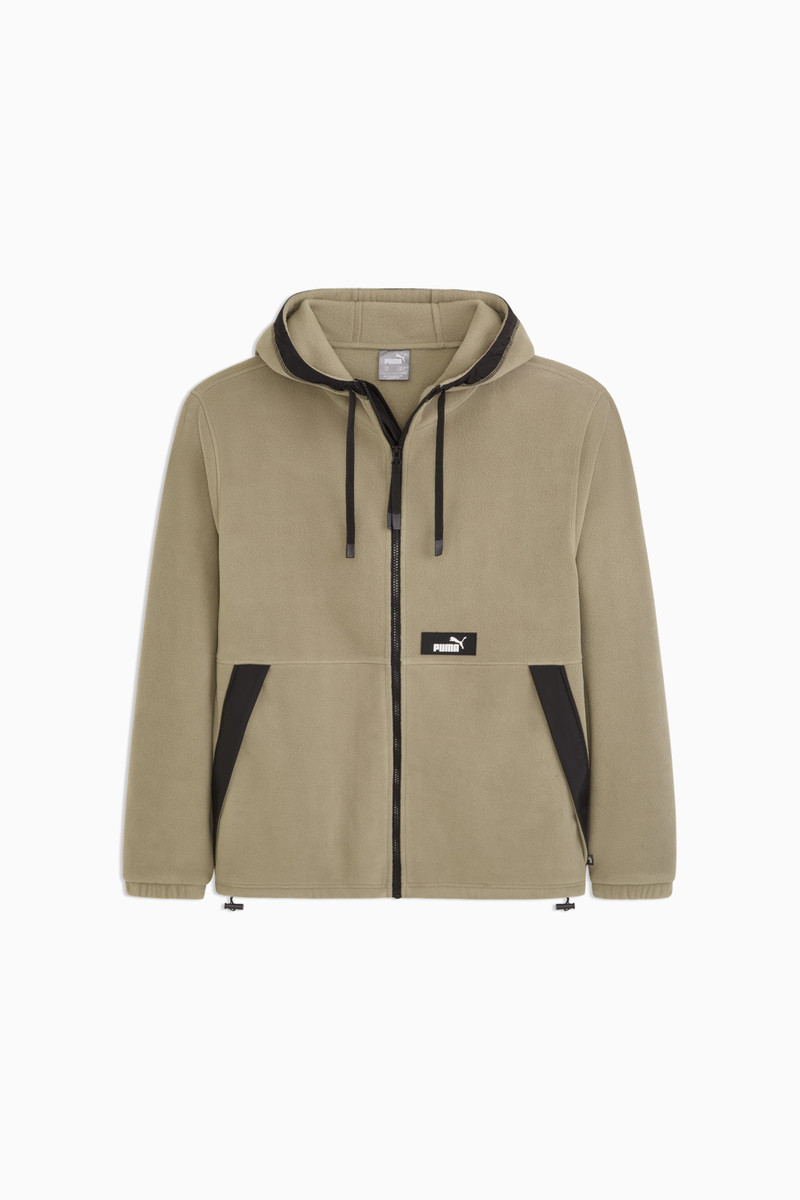 Hooded Polar Fleece Jacket Men 1