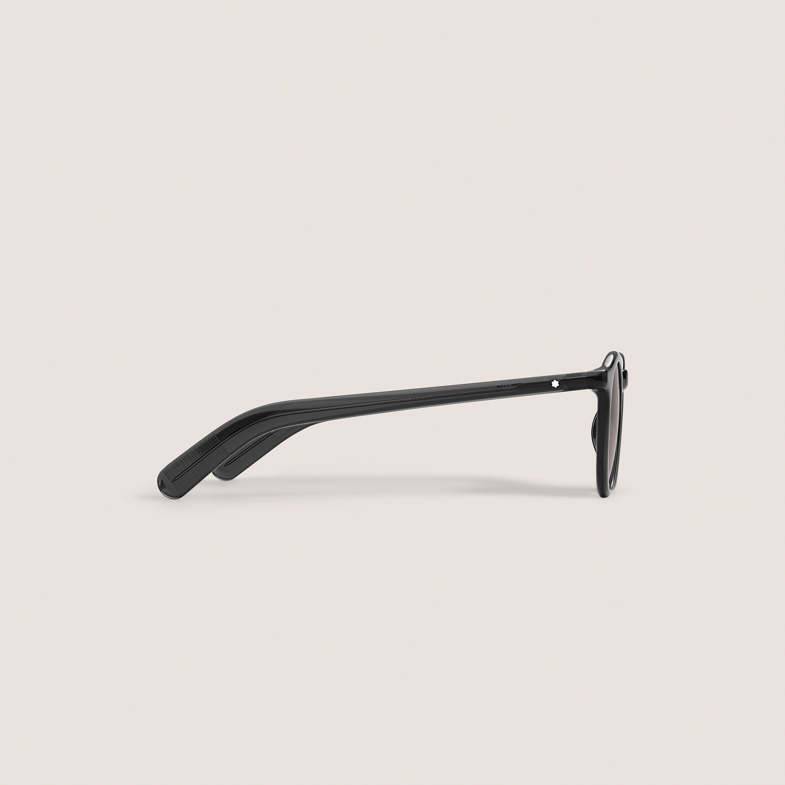 Round Sunglasses with Black injected Acetate Frame - 2