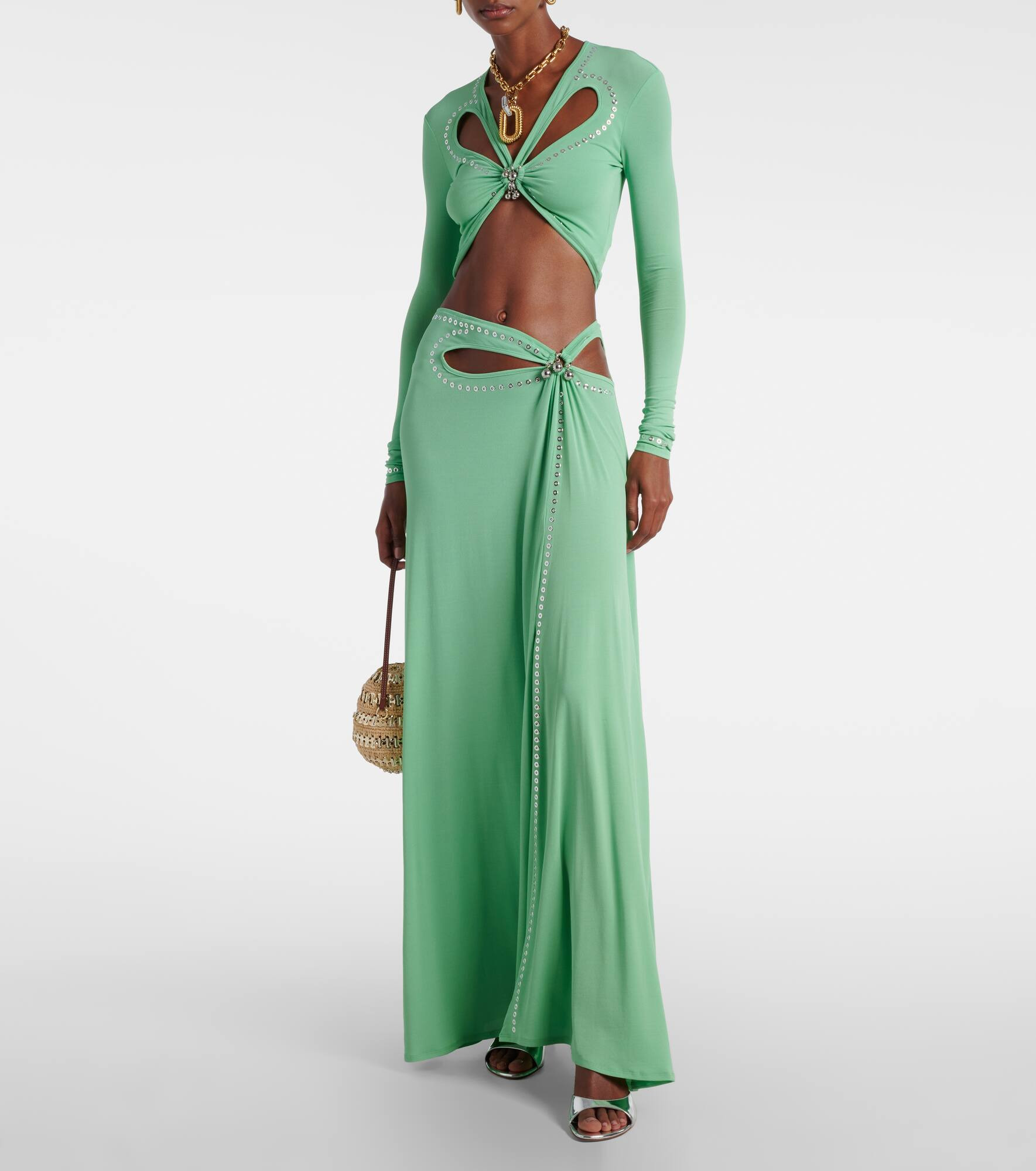 Embellished maxi skirt - 2