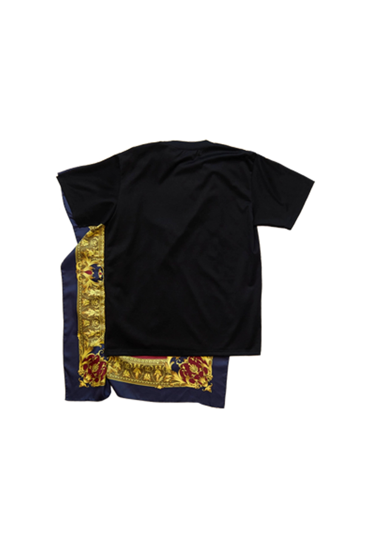 Junya Watanabe Man Scorpions Printed Scarf Tee Black - 2