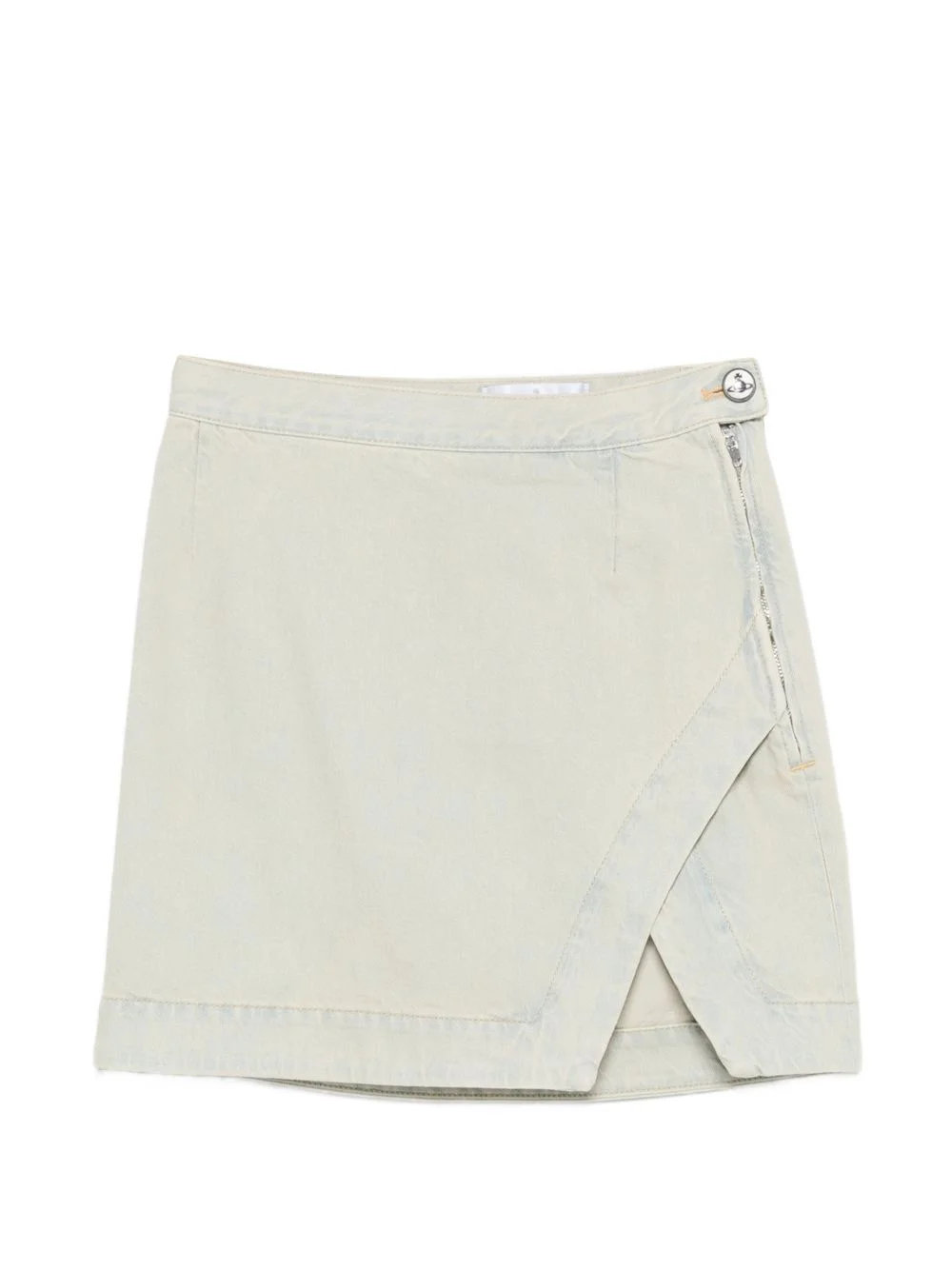 Rita asymmetrical denim skirt - 1