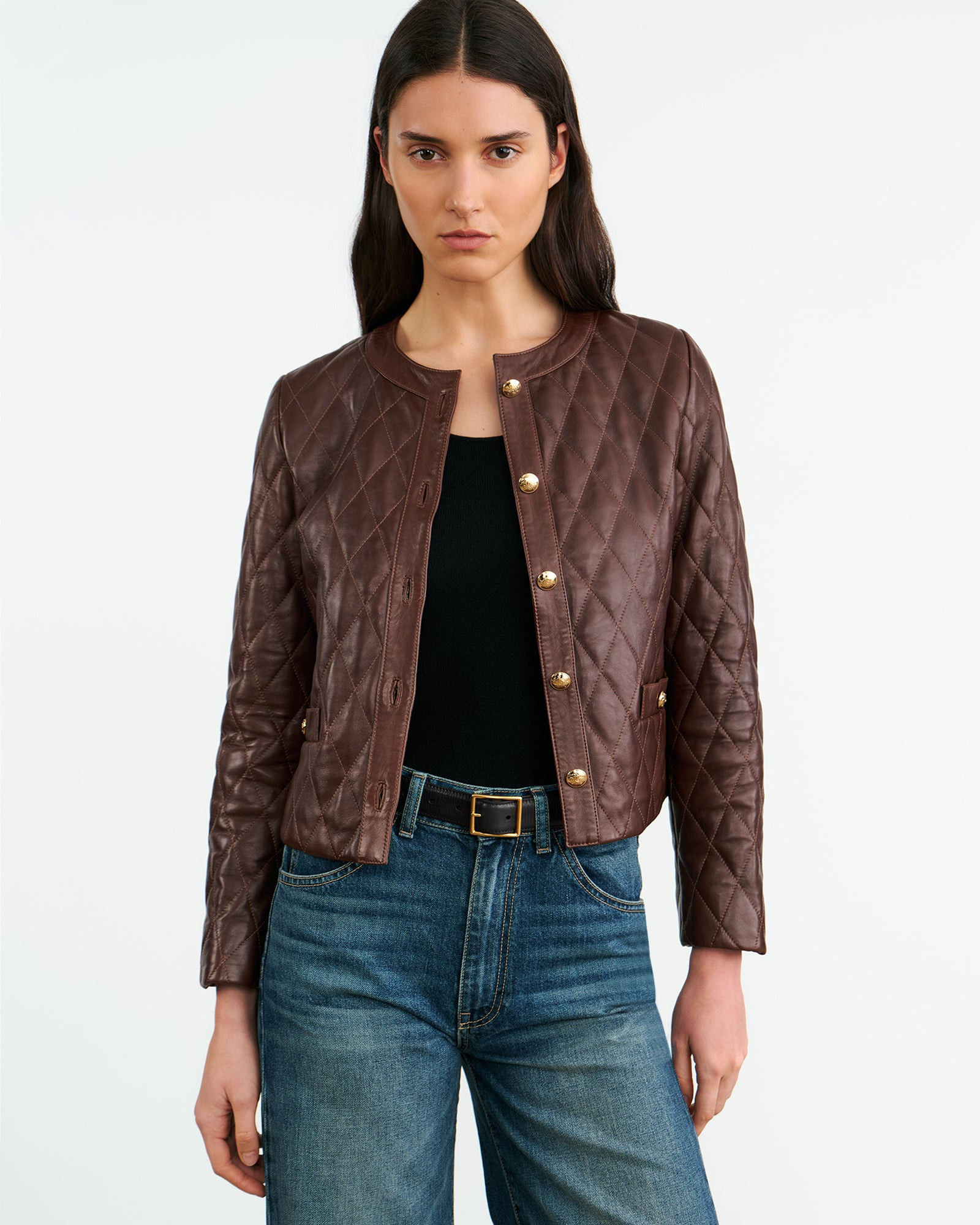 AMY LEATHER JACKET - 2