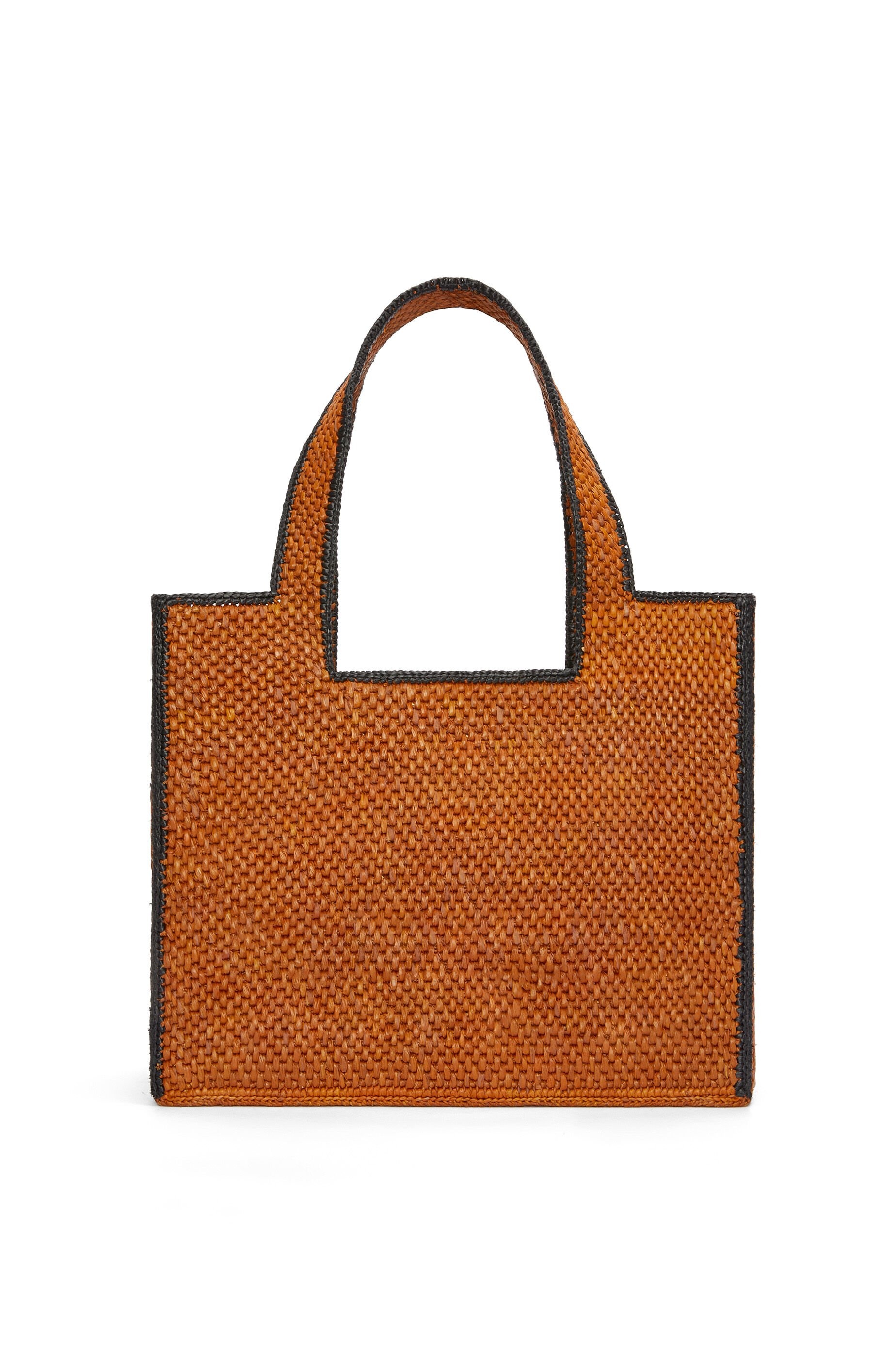 Large LOEWE Font Tote in raffia - 6