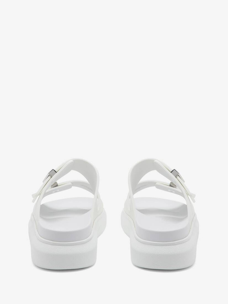 Alexander McQueen Men's Oversized Hybrid Slide in Ivory outlook