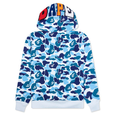 A BATHING APE® ABC CAMO 2ND APE PULLOVER HOODIE - BLUE outlook
