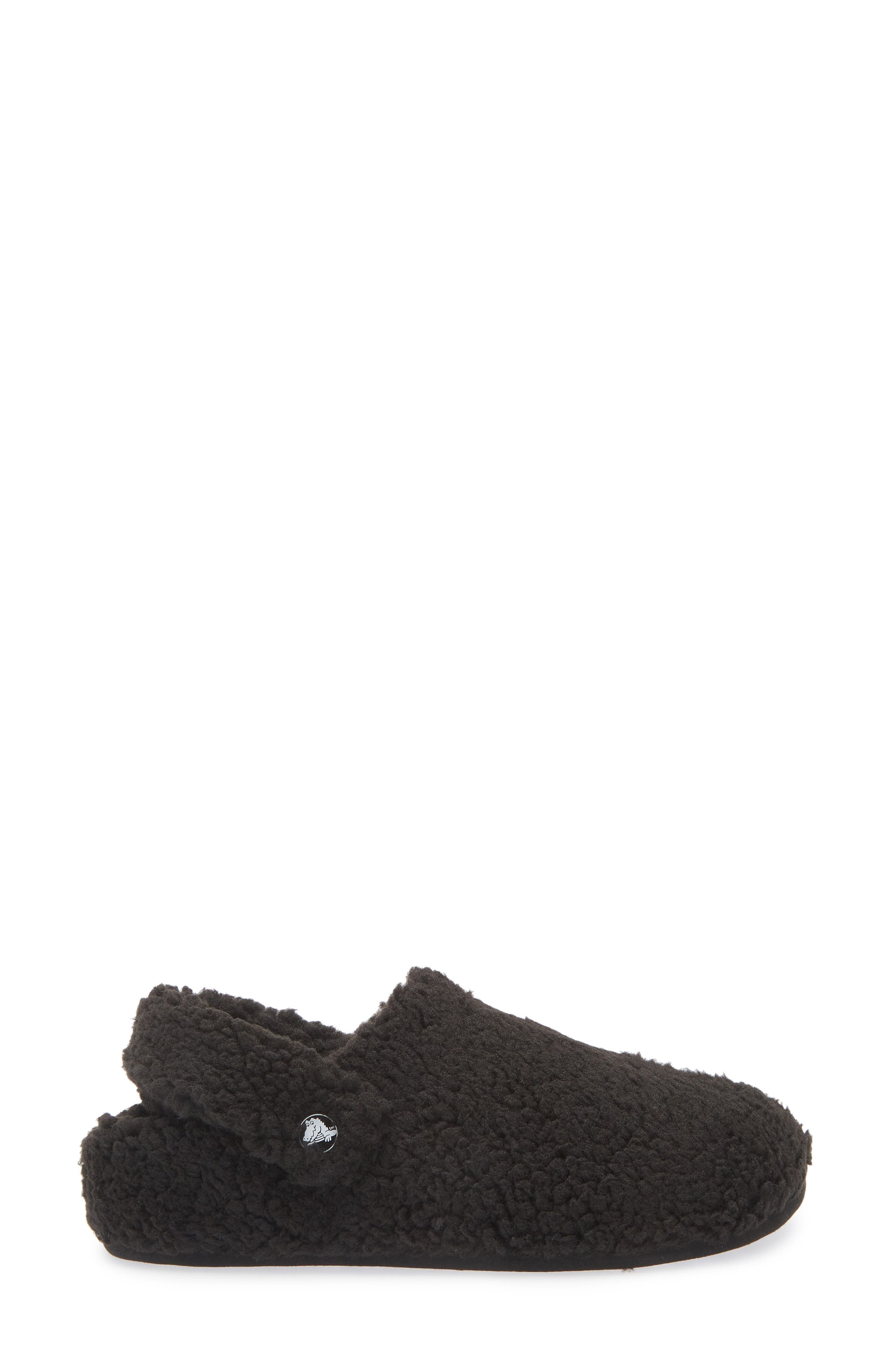 CROCS Classic Cozzzy Faux Fur Slipper Clog in Black at Nordstrom - 3
