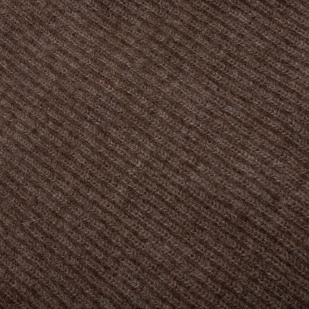 BUTTON-UP LONG-SLEEVED CARDIGAN - WALNUT - 5