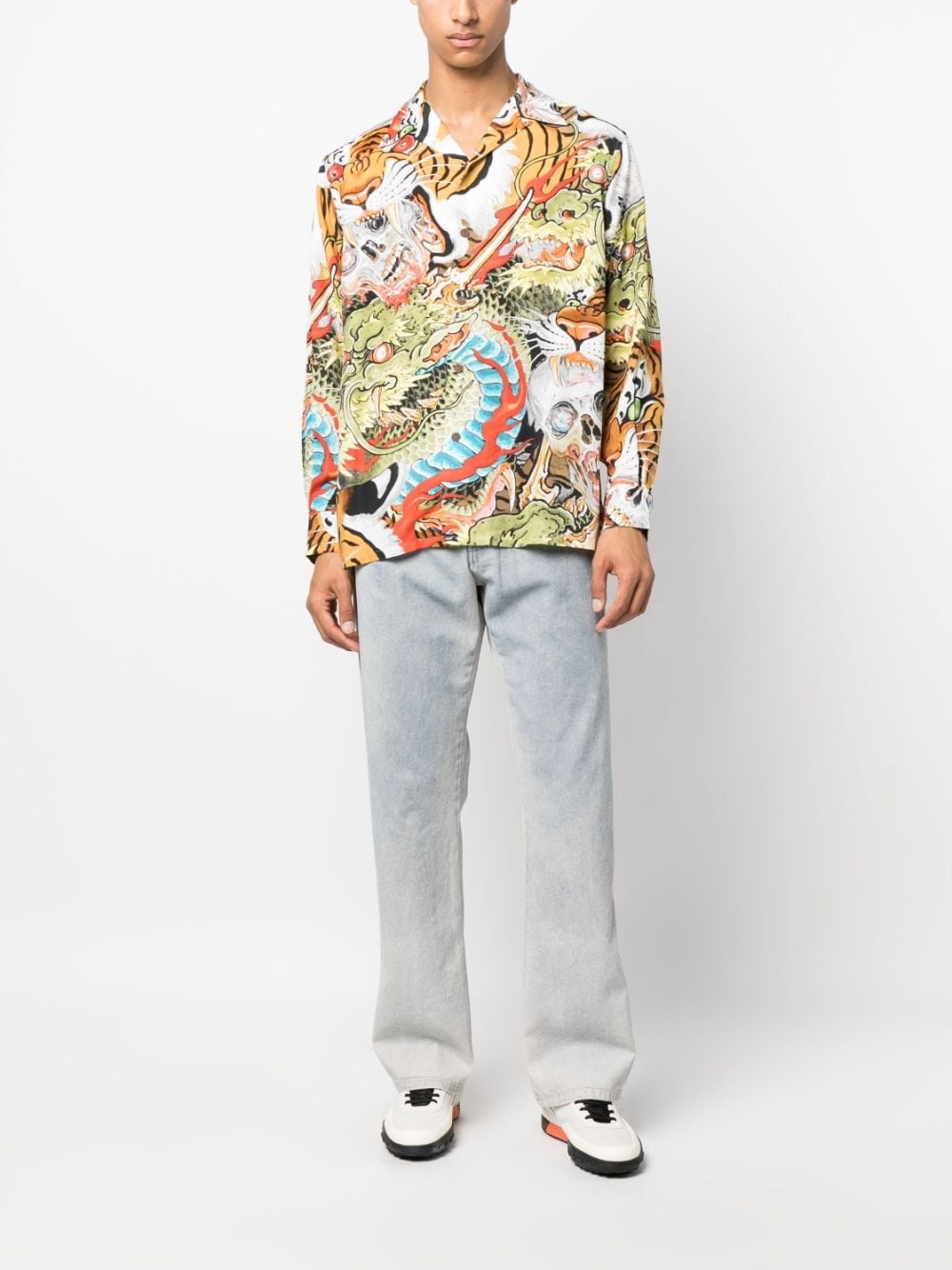 graphic-print shirt - 2