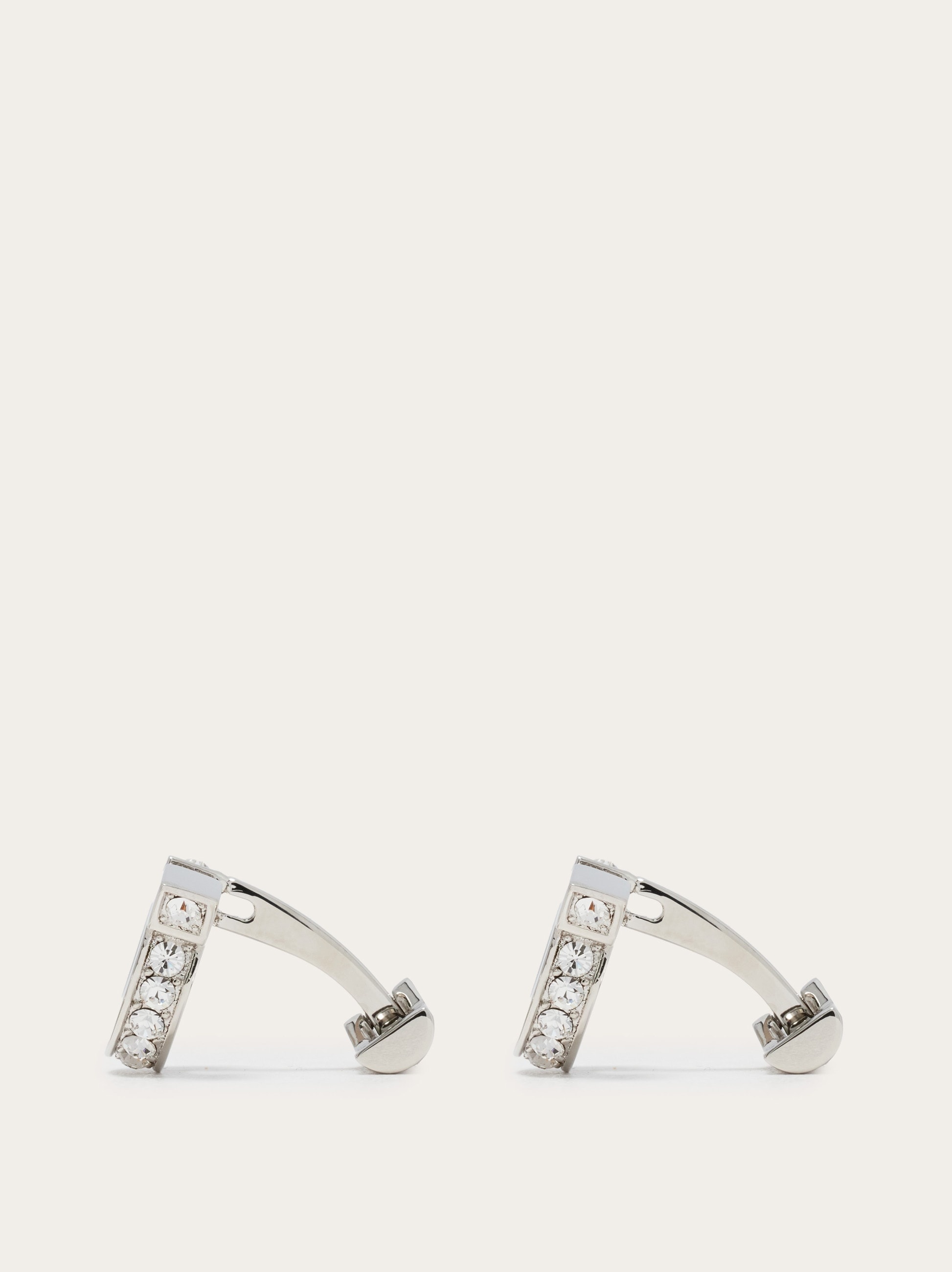 Gancini cufflinks with crystals - 3