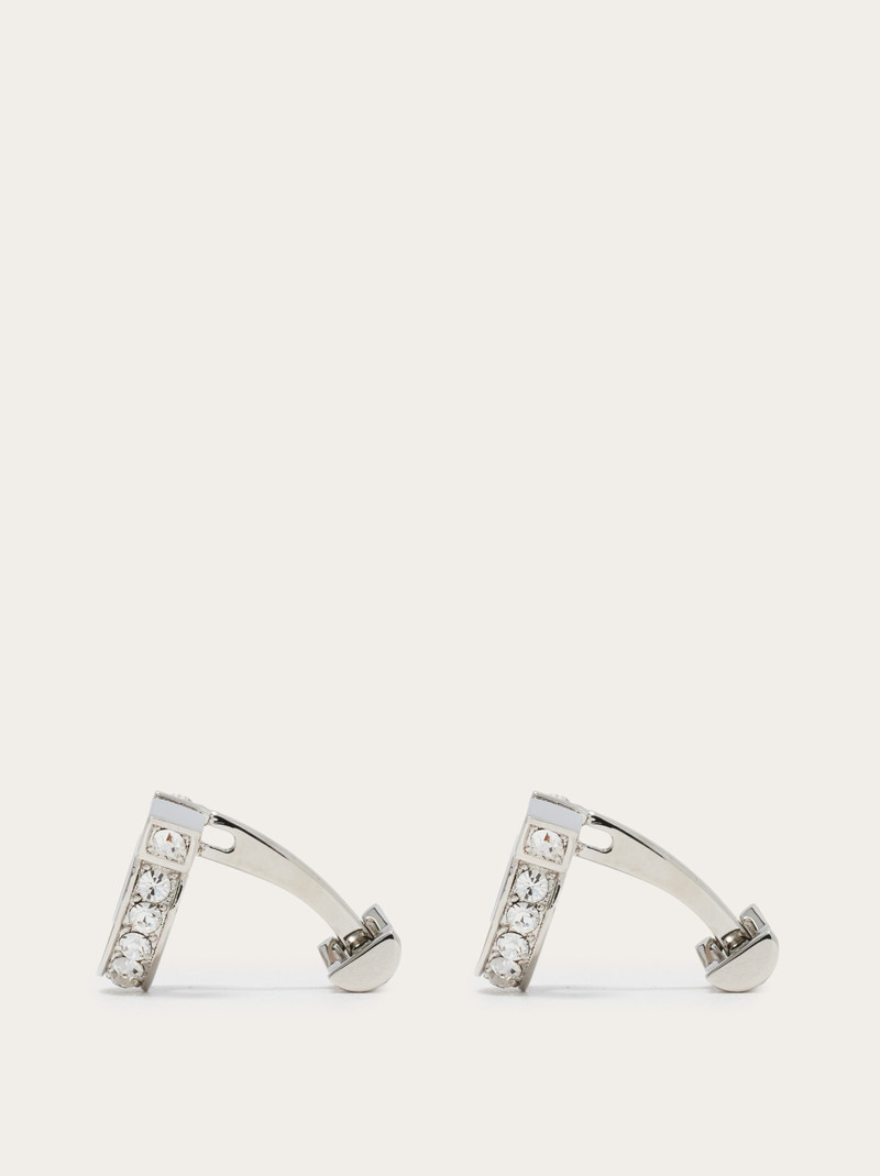 Gancini cufflinks with crystals 3