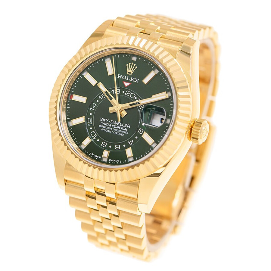 Rolex Sky-Dweller GMT Automatic Chronometer Green Dial Men's Watch m336938-0007 - 3