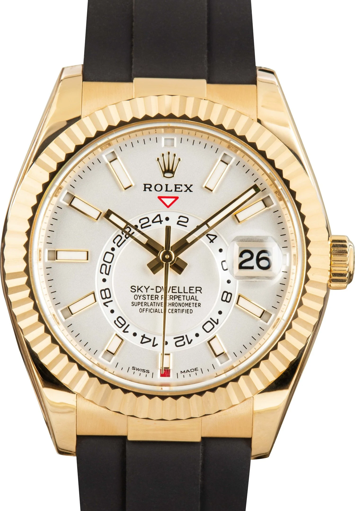 Pre-owned Rolex Sky-Dweller Ref 326238 White Dial - 1