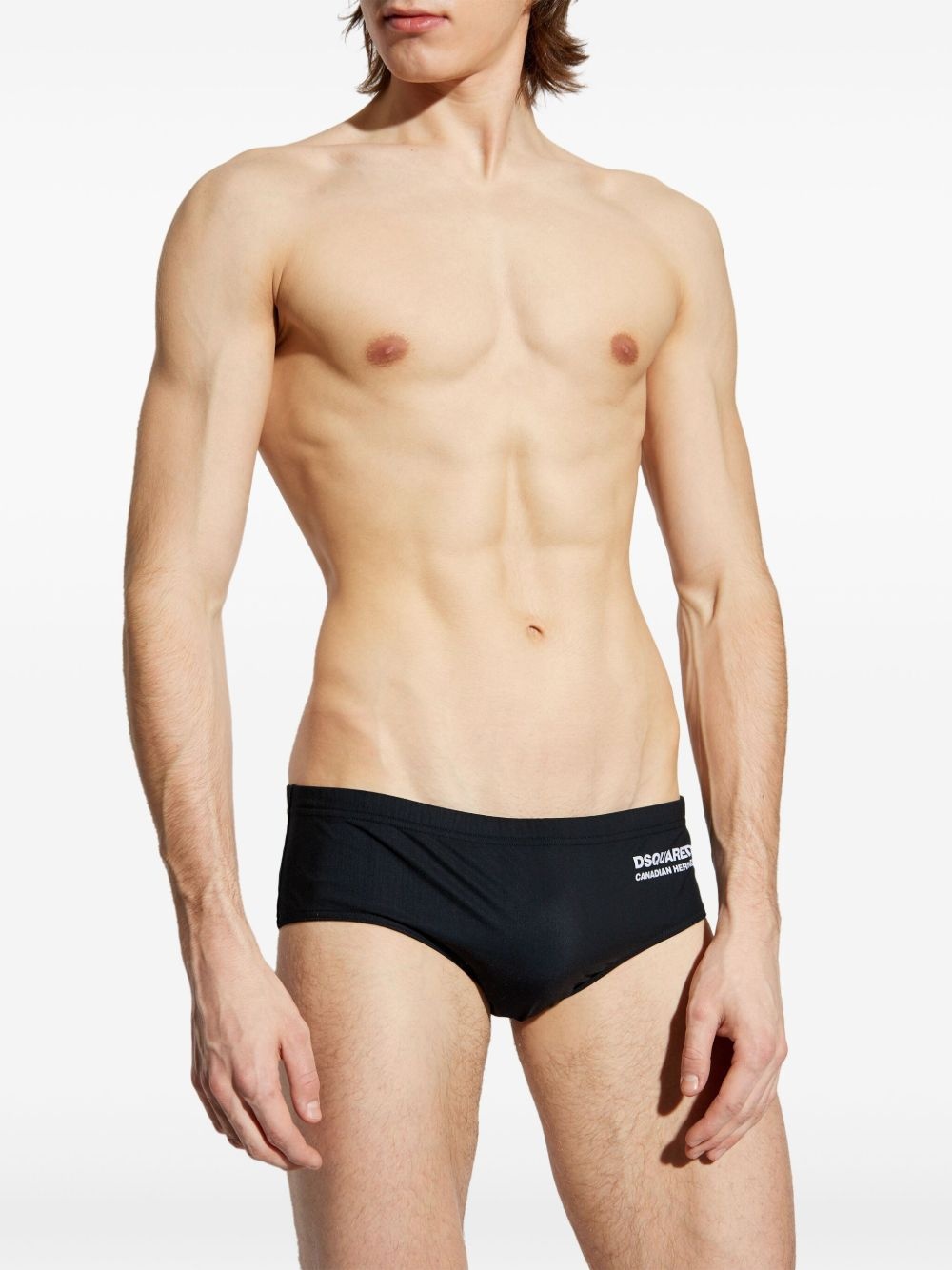 logo-print swim trunks - 2