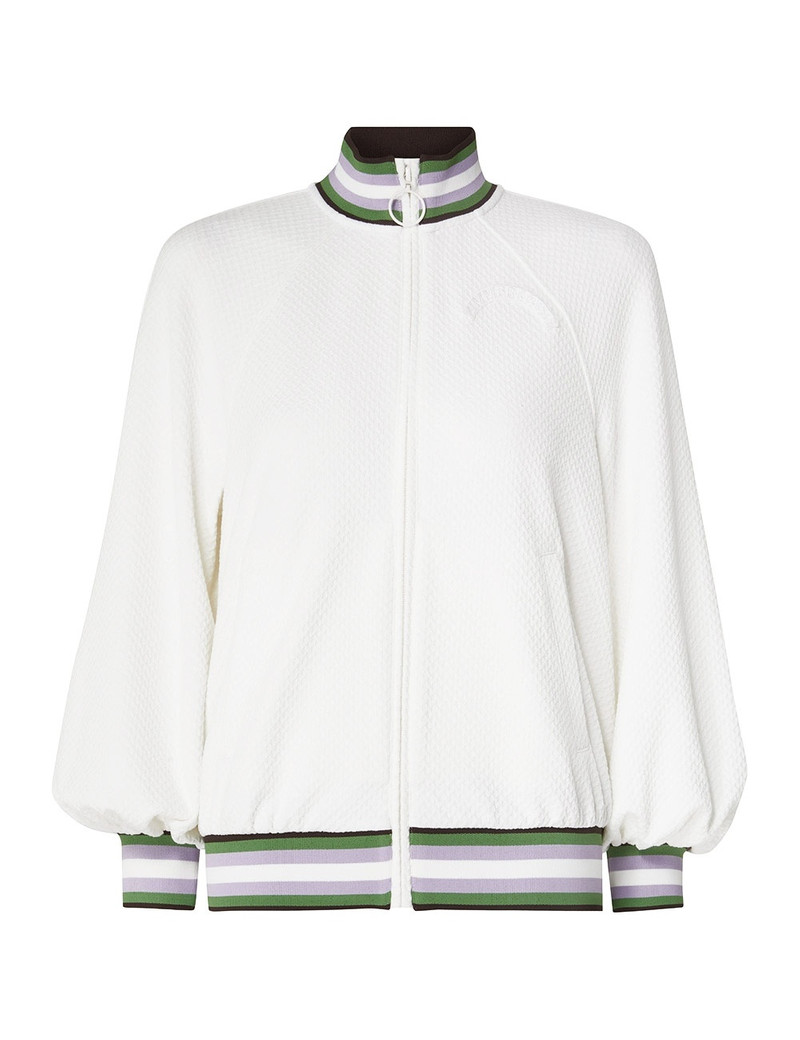 NATURA TEXTURED ZIP-UP JACKET - 1