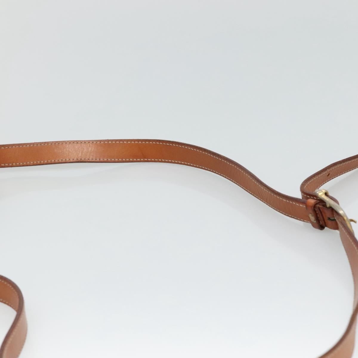 CELINE Macadam Canvas Shoulder Bag Pvc Leather Brown - 8
