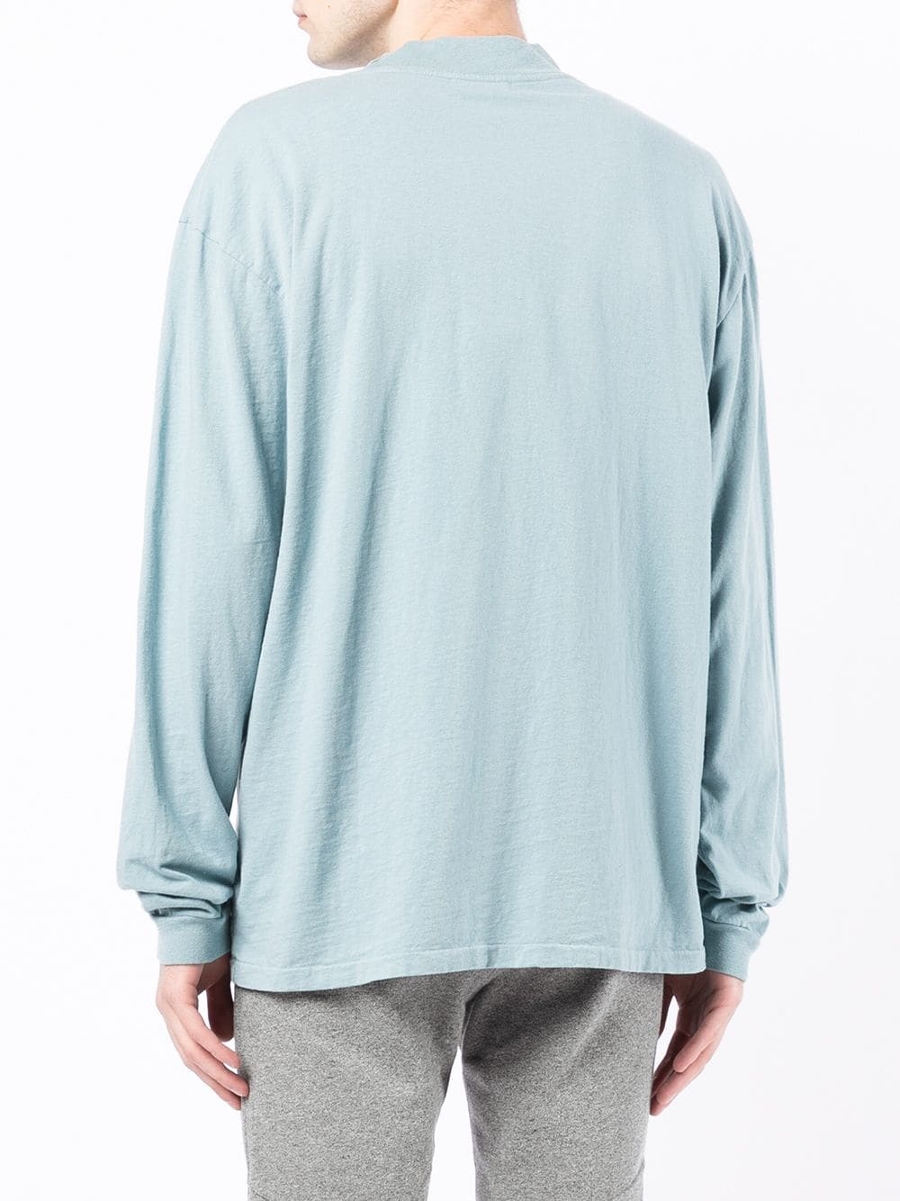 mock neck long-sleeved T-shirt - 4