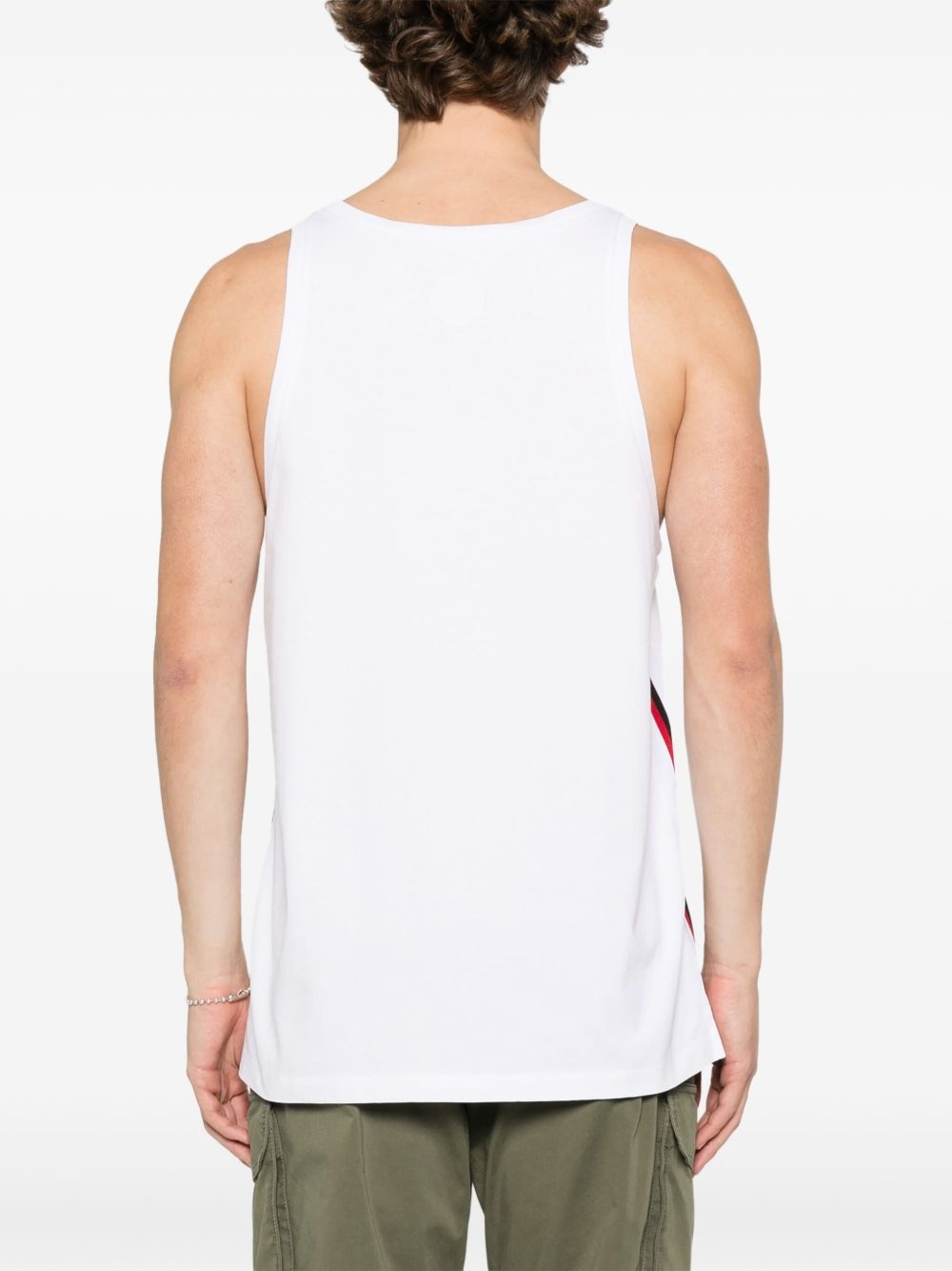 logo-print tank top - 3