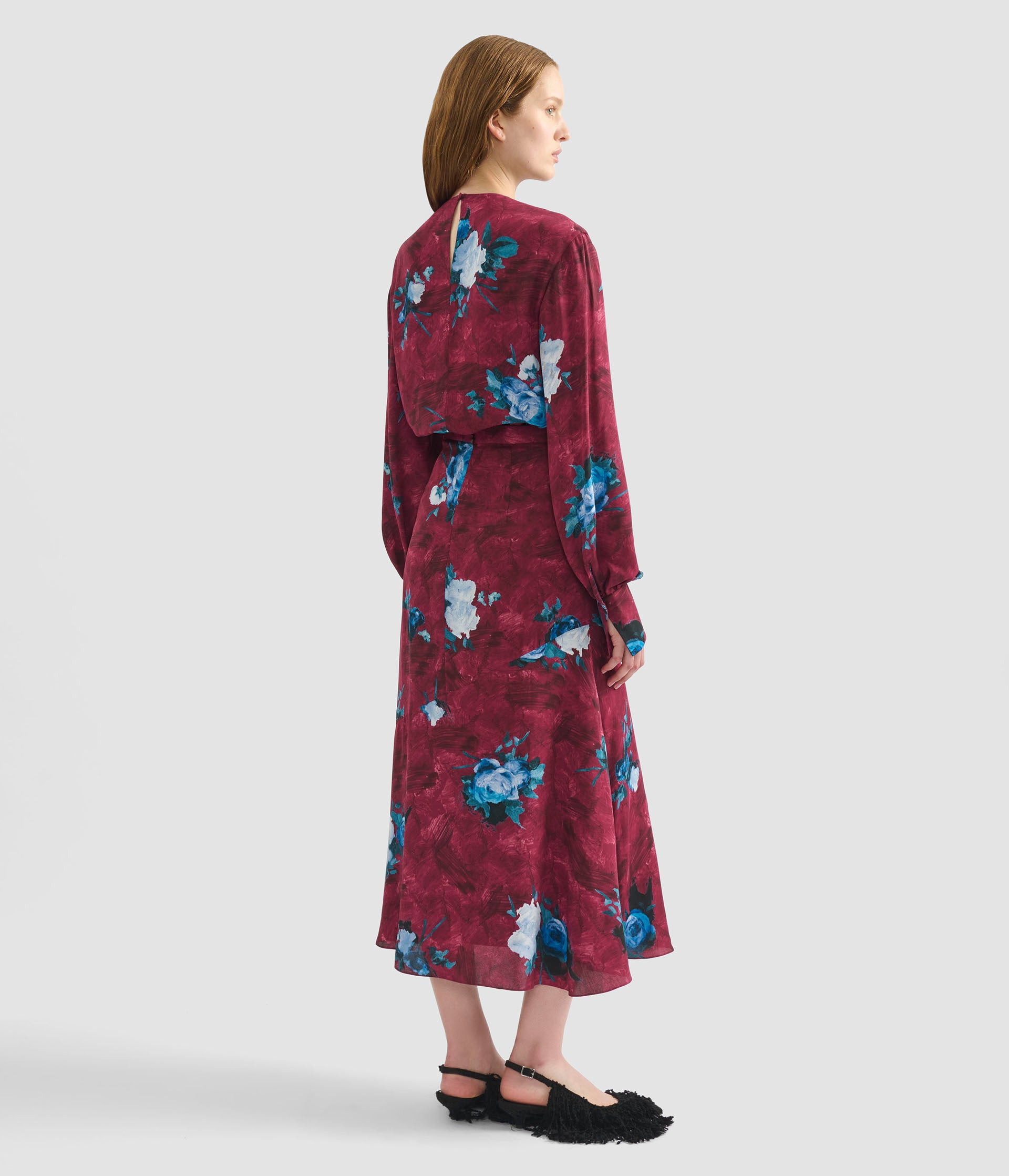 A-LINE MIDI SKIRT - 2