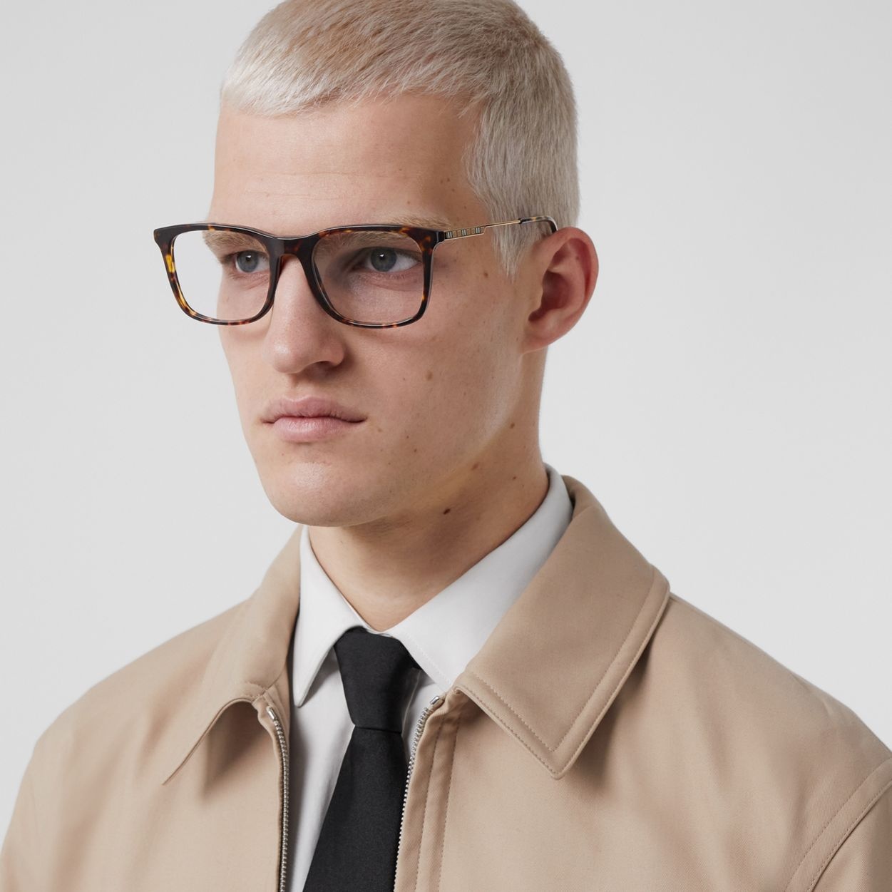 Icon Stripe Detail  Square Optical Frames - 3