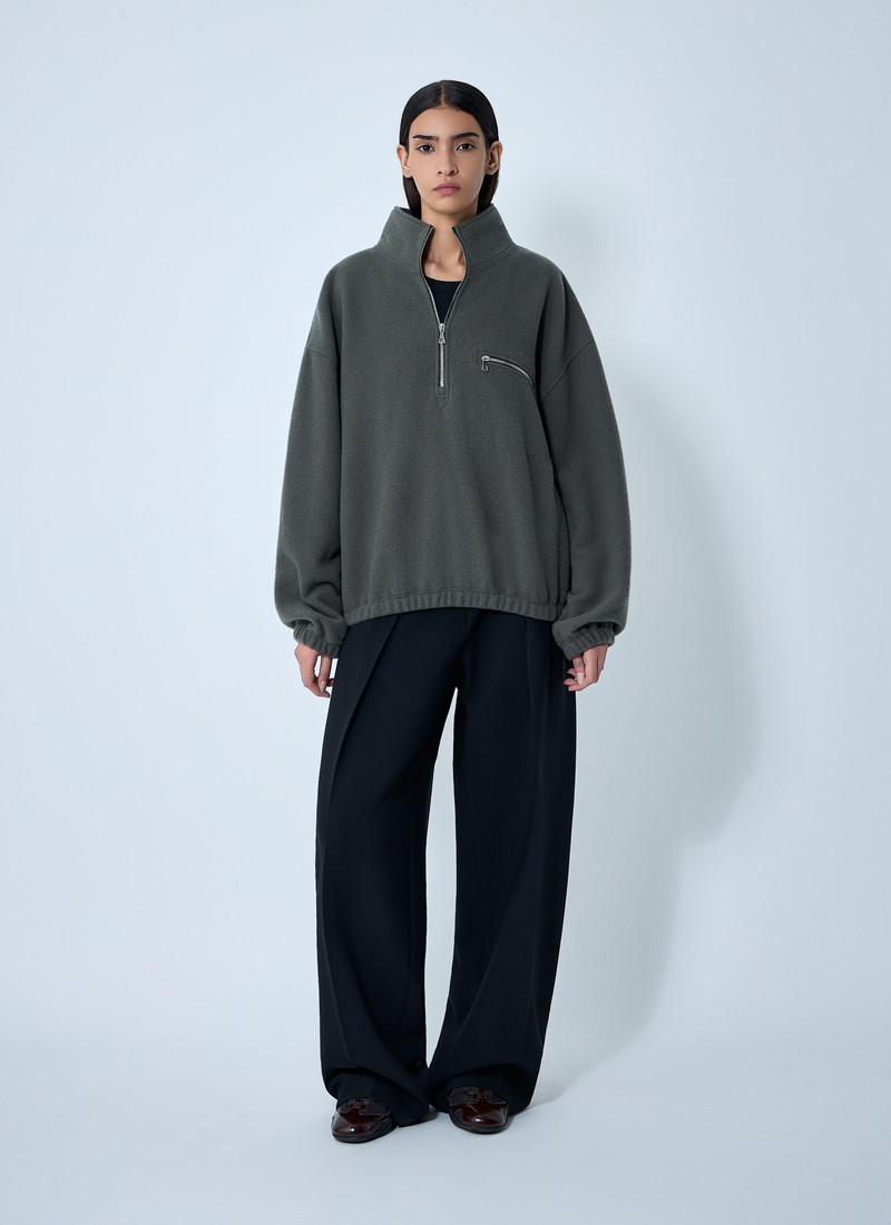 RIER Zip-Up Fleece Sweatshirt outlook