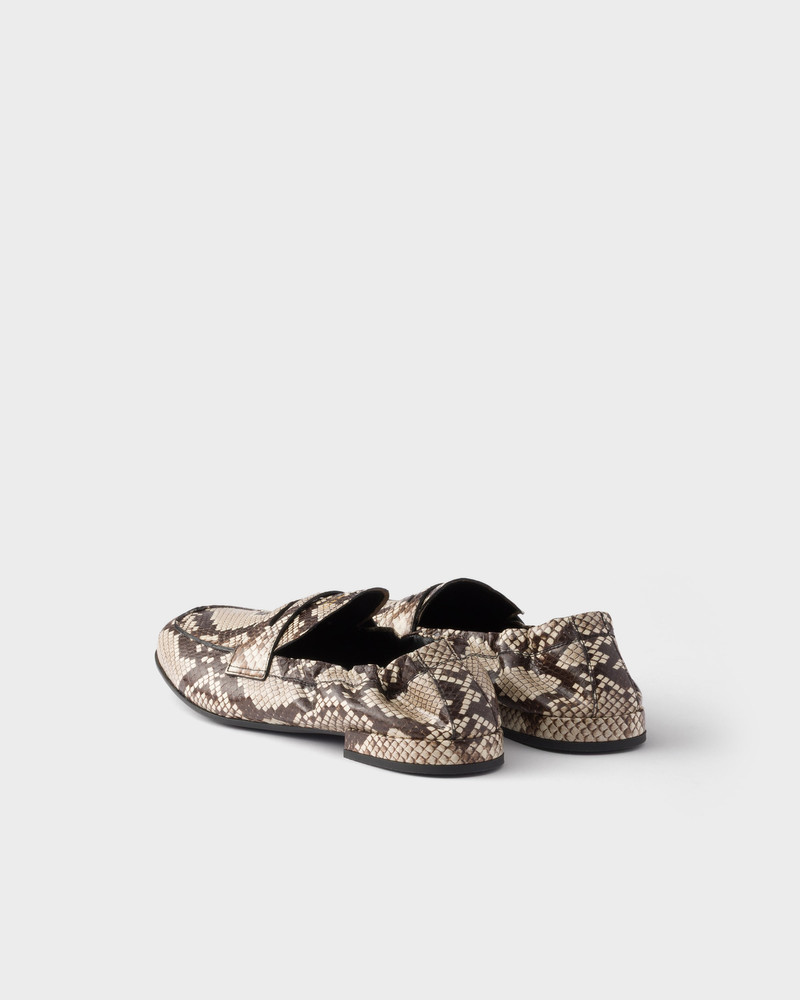 Shuffle printed Ayers leather loafers 5