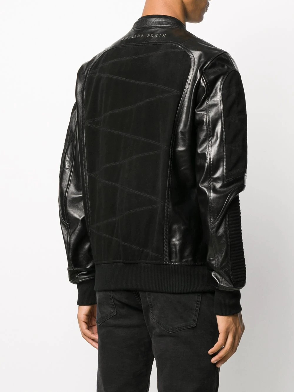 leather bomber jacket - 4