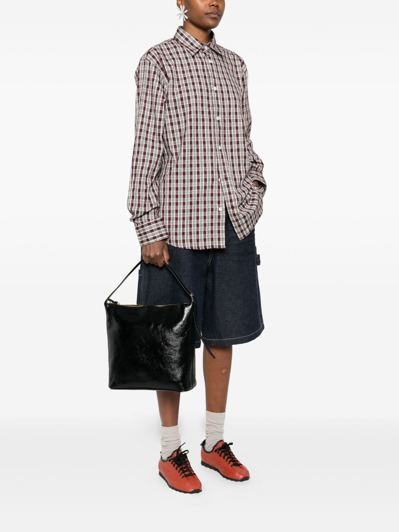 A.P.C. zip-fastening leather shoulder bag outlook